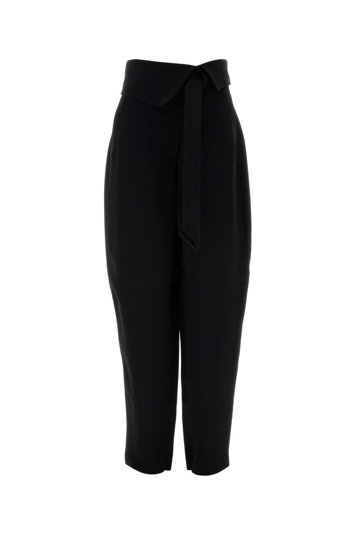 Black acetate and viscose pant 251WCP00272ACC001AA100 (THE ATTICO / パンツ ) | THE ATTICO (ジ・アティコ)