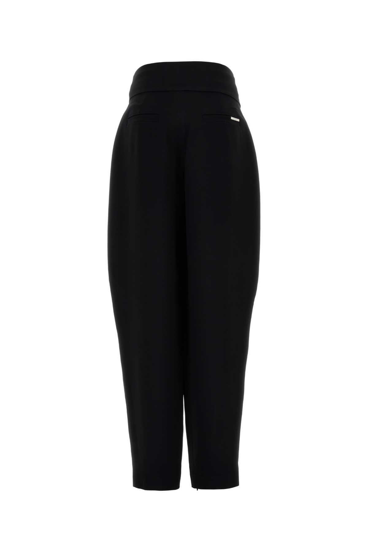 Black acetate and viscose pant 251WCP00272ACC001AA100 (THE ATTICO / パンツ ) | THE ATTICO (ジ・アティコ)(1)