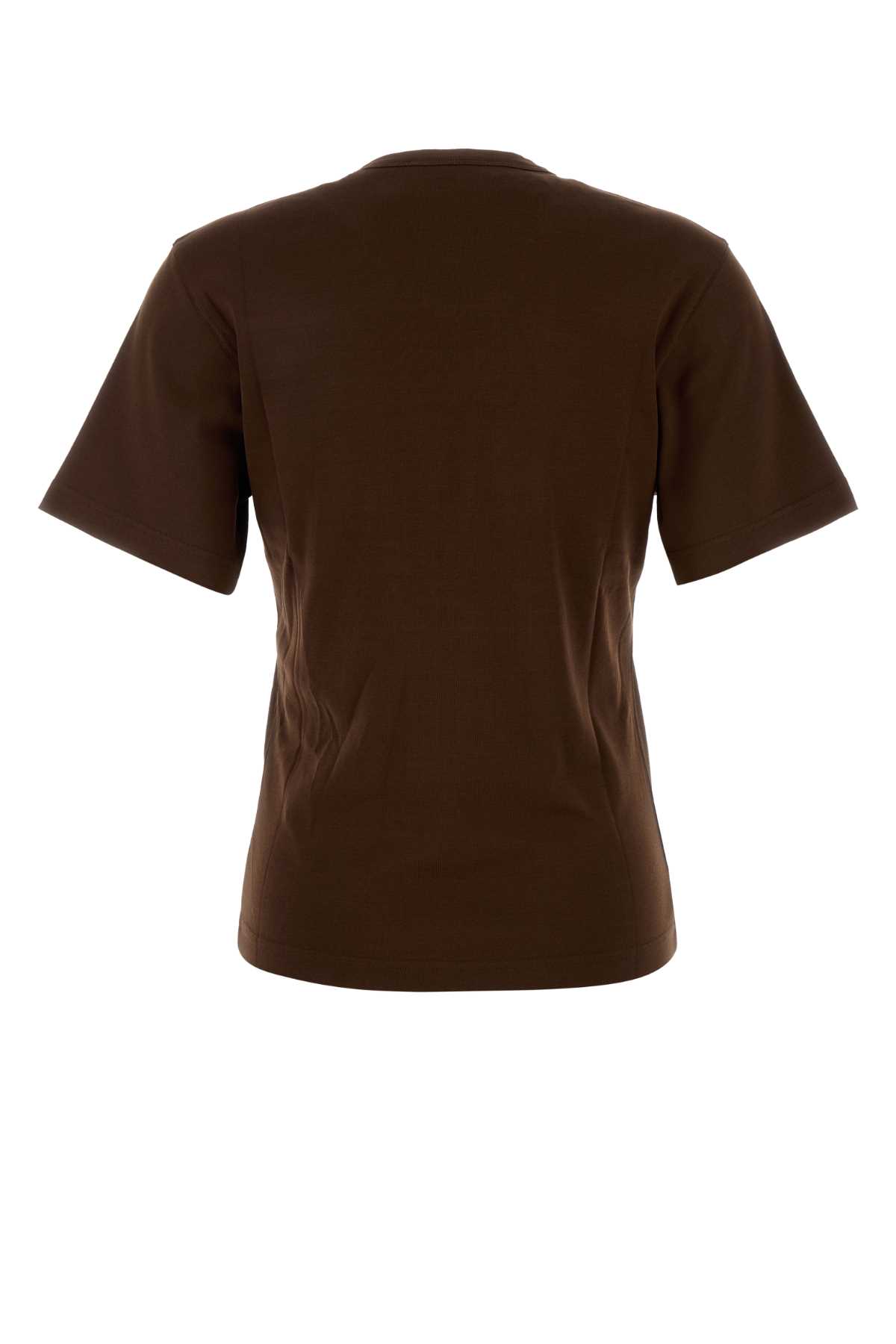 Chocolate cotton t-shirt TO1440LJ1016BR402 (LEMAIRE / Tシャツ・カットソー ) | LEMAIRE (ルメール)(1)