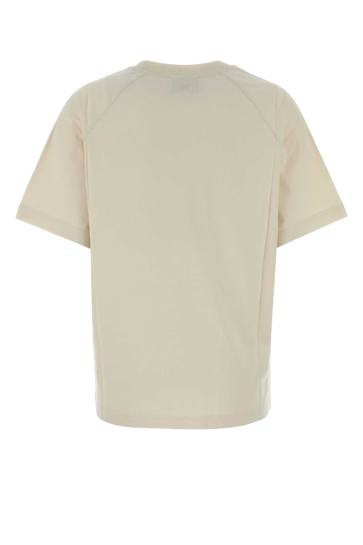 Ivory cotton t-shirt UTS334JE0172185 (AMI Paris / Tシャツ・カットソー ) | AMI Paris (アミパリス)(1)