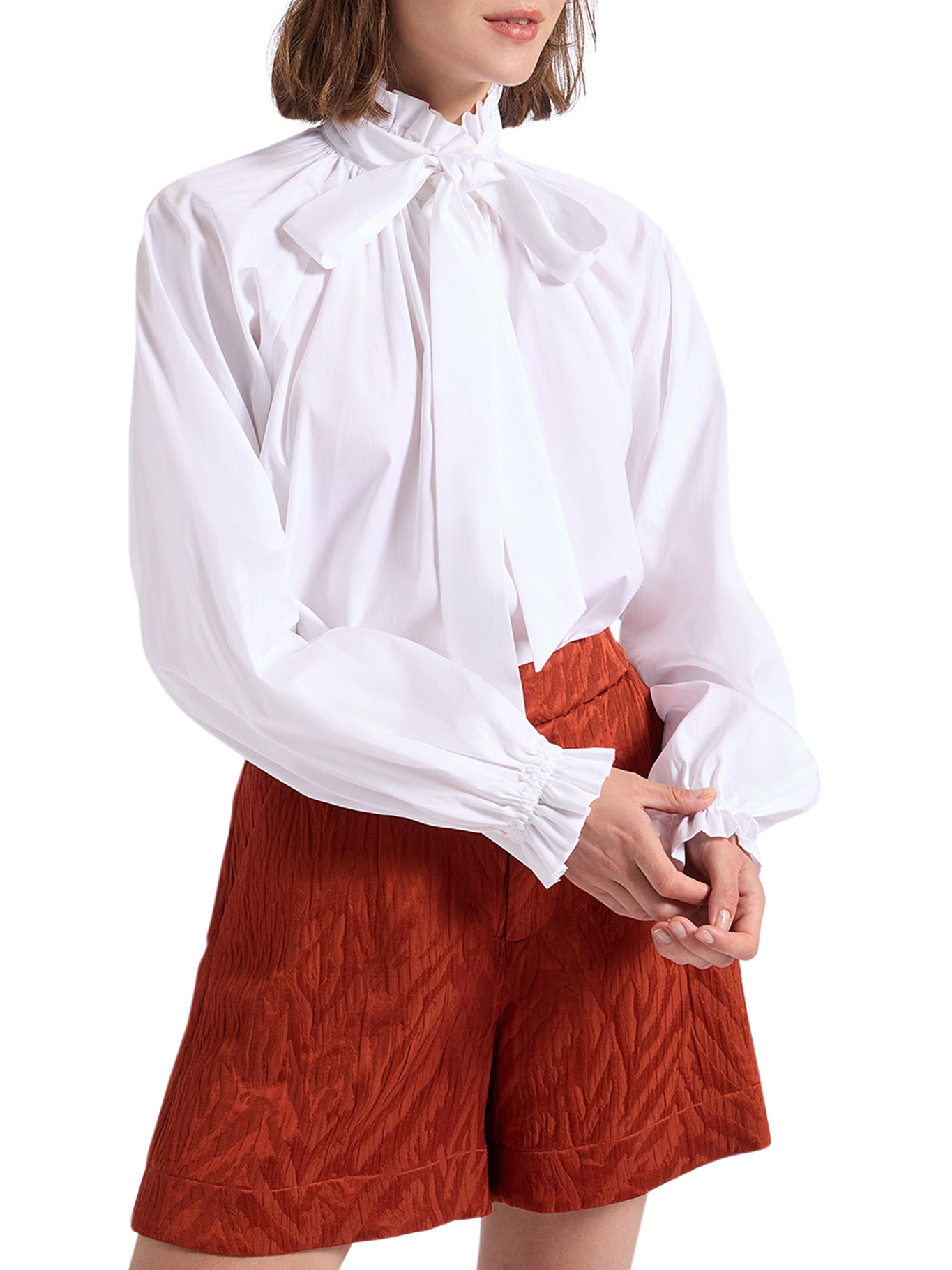 CERERE POPLIN BLOUSE SHI0120COT064SOLIDWH01 (La DoubleJ / シャツ・ブラウス ) | La DoubleJ (ラダブルジェイ)(2)