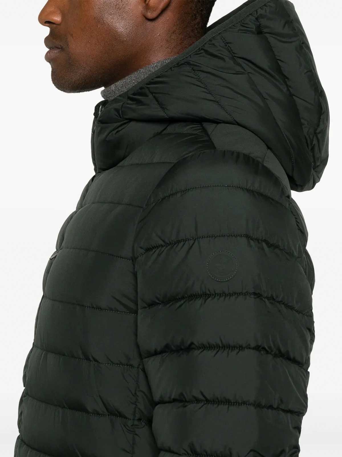 Juncus Hooded Jacket Green Black D31273MMIRO2150030 (SAVE THE DUCK / ダウンジャケット・コート ) | SAVE THE DUCK (セイブ ザ ダック)(2)