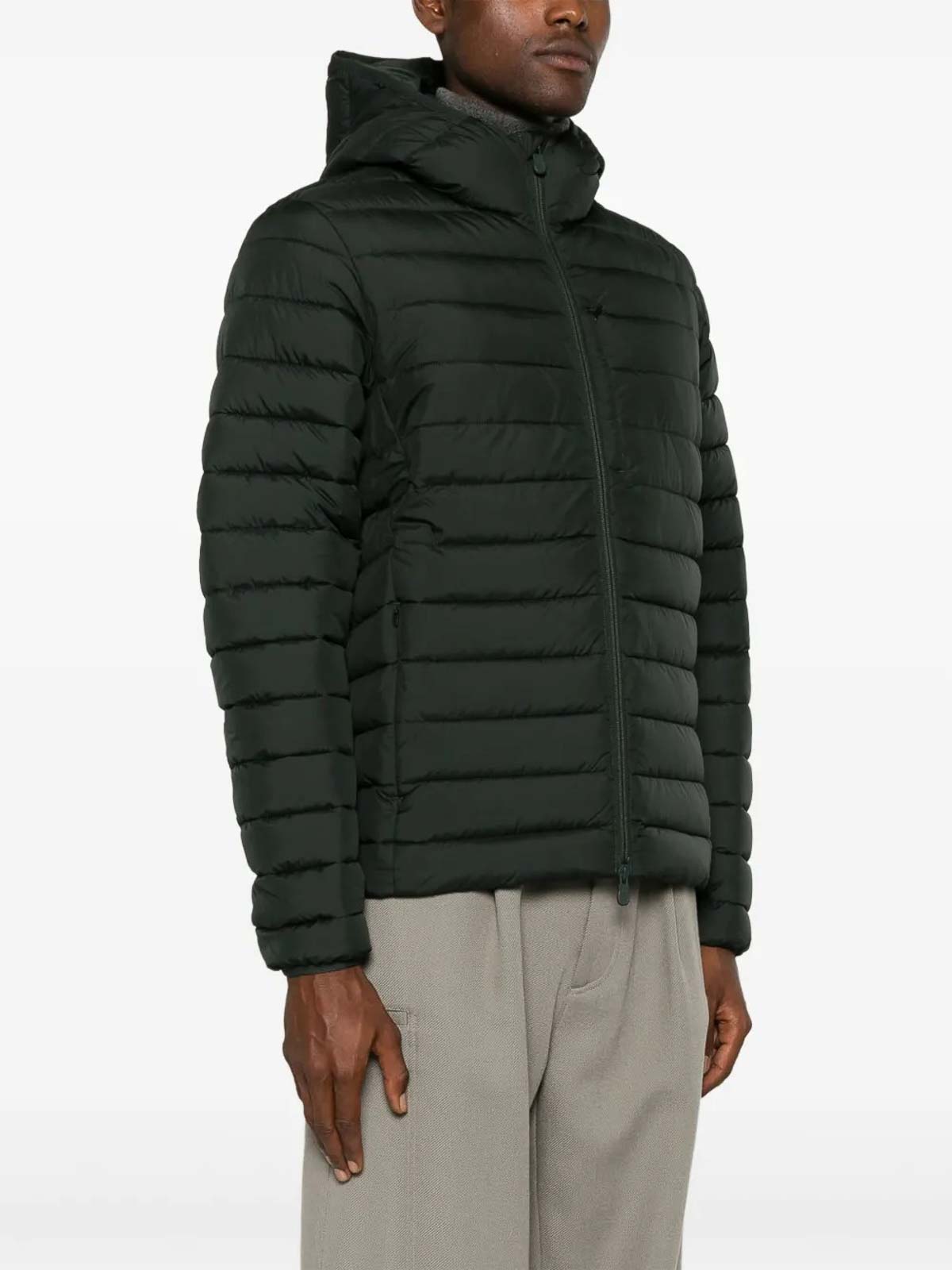 Juncus Hooded Jacket Green Black D31273MMIRO2150030 (SAVE THE DUCK / ダウンジャケット・コート ) | SAVE THE DUCK (セイブ ザ ダック)(4)