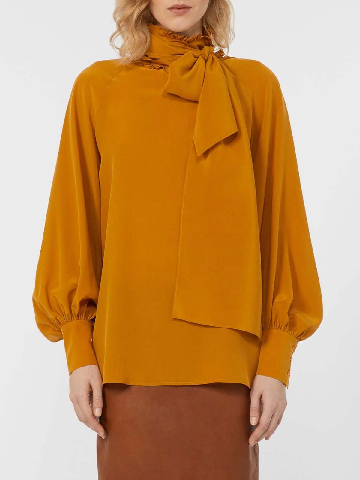 Guido ocher shirt 2525116036600012 (Weekend Max Mara / シャツ・ブラウス ) | Weekend Max Mara (ウィークエンド マックスマーラ)(1)