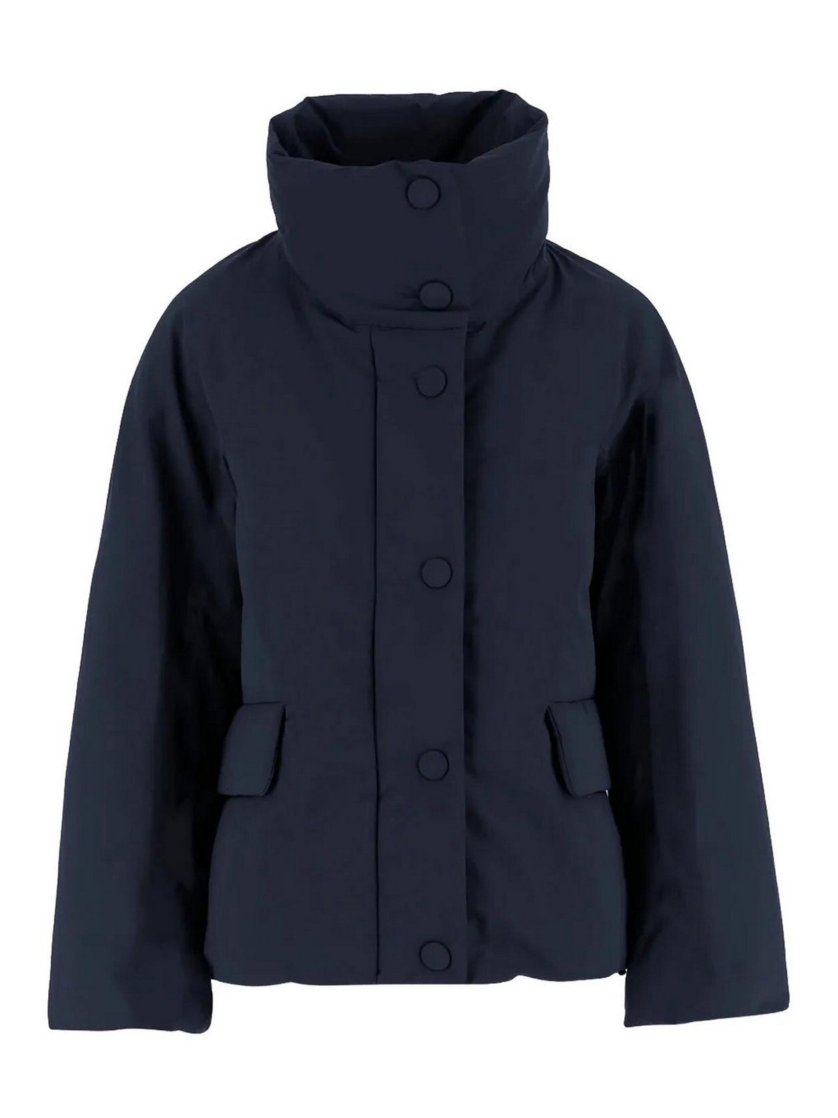 Blue high collar jacket 5N18753250101 (ASPESI / カジュアルジャケット ) | ASPESI (アスペジ)