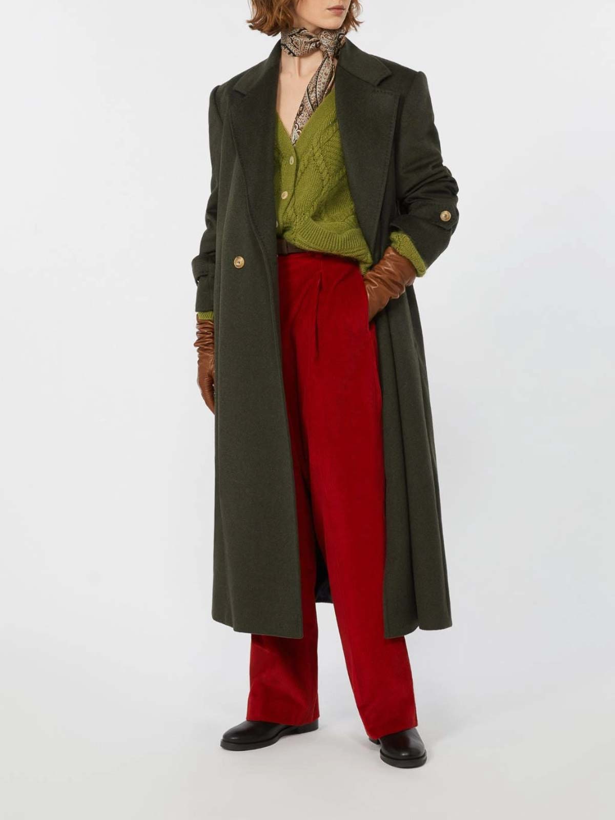 Green enamel coat 2525016026600087 (Weekend Max Mara / ワンピース・ドレス・オールインワン ) | Weekend Max Mara (ウィークエンド マックスマーラ)(2)