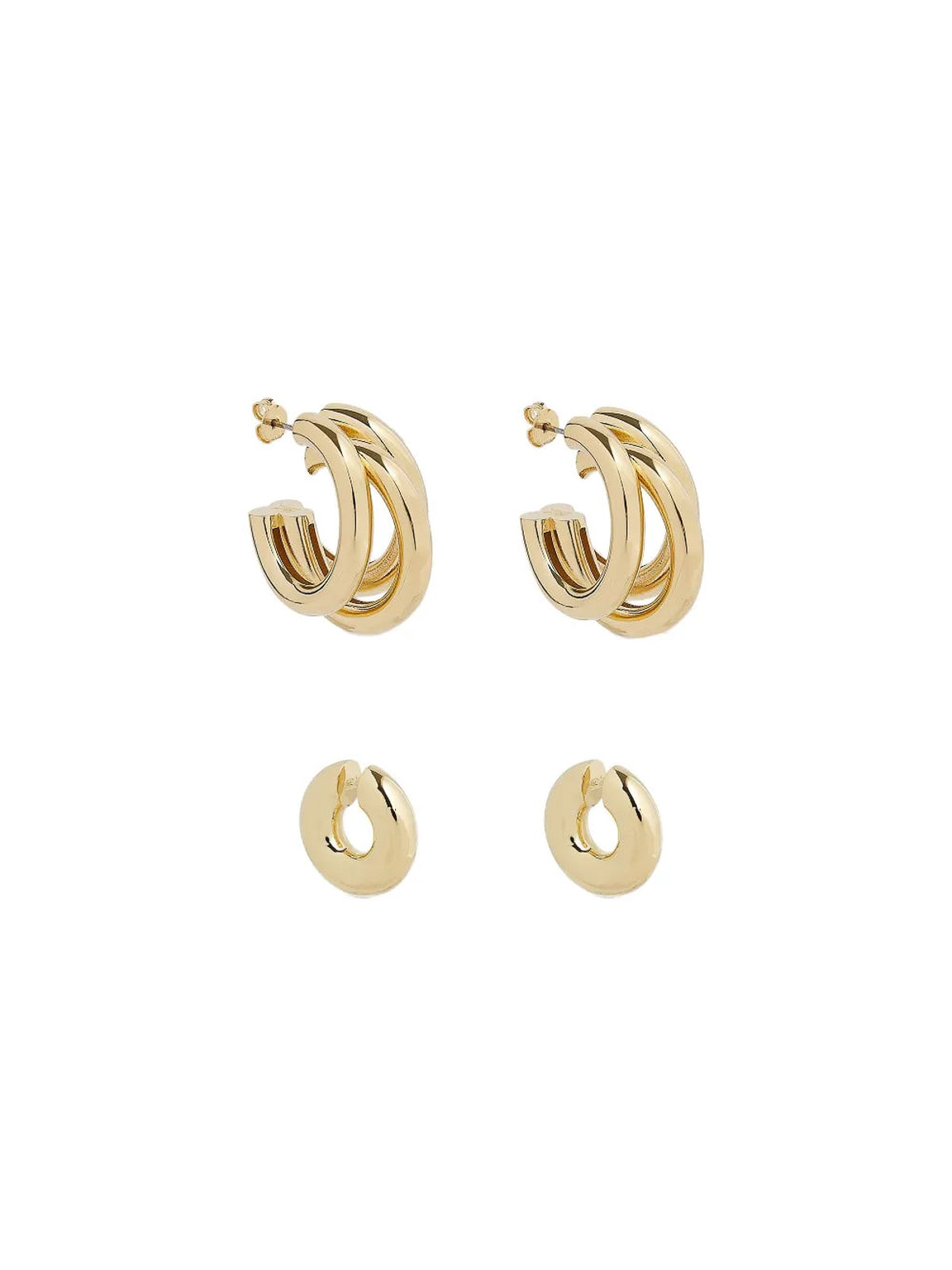 Gold circle circle earrings 5HBB0454MET807P710 (Rabanne / ピアス・イヤリング ) | Rabanne (ラバンヌ)(2)