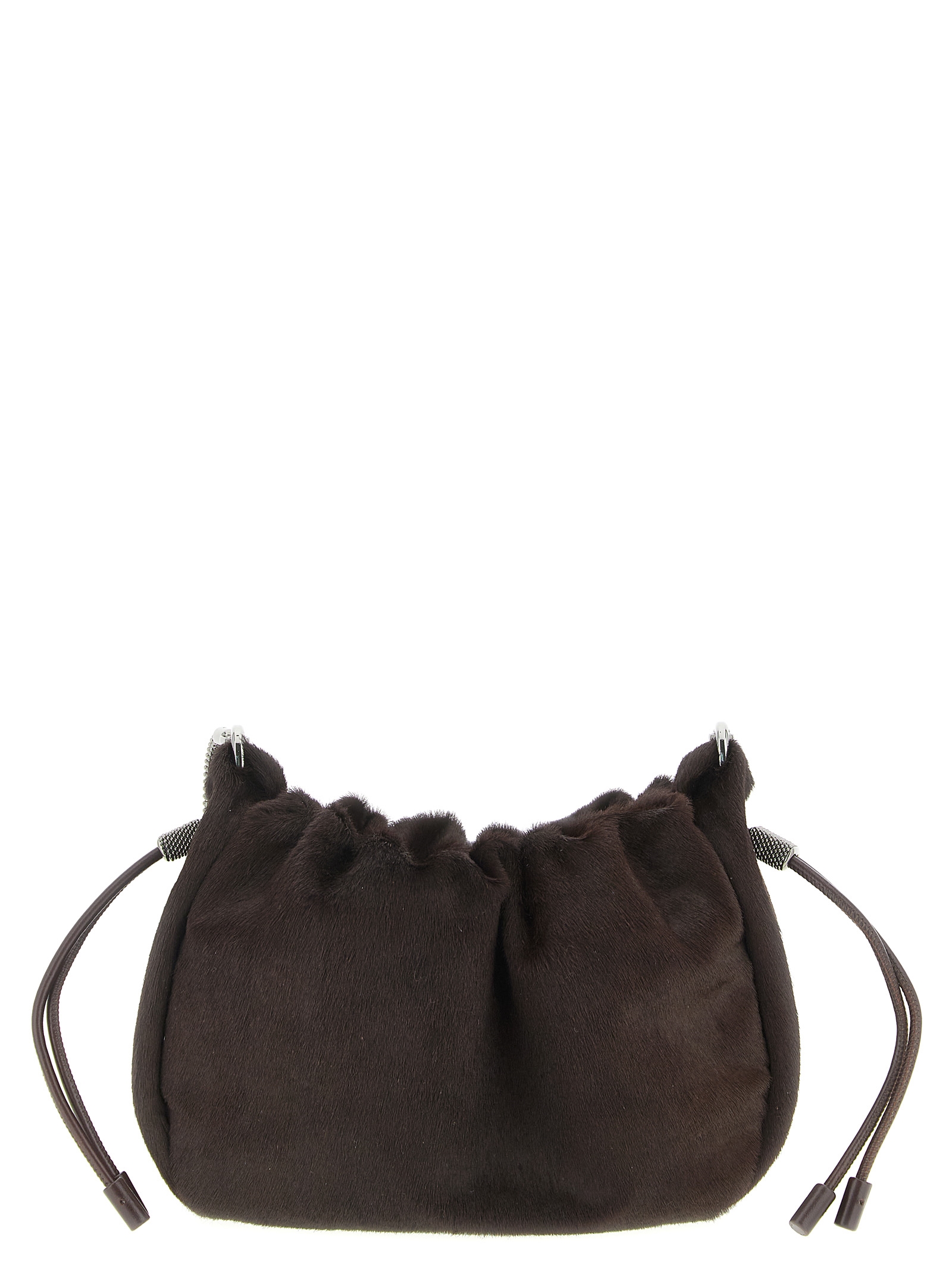 'Bucket Mellow' mini crossbody bag MBLXD2667C4398 (Brunello Cucinelli / ハンドバッグ・ショルダーバッグ ) | Brunello Cucinelli (ブルネロ・クチネリ)