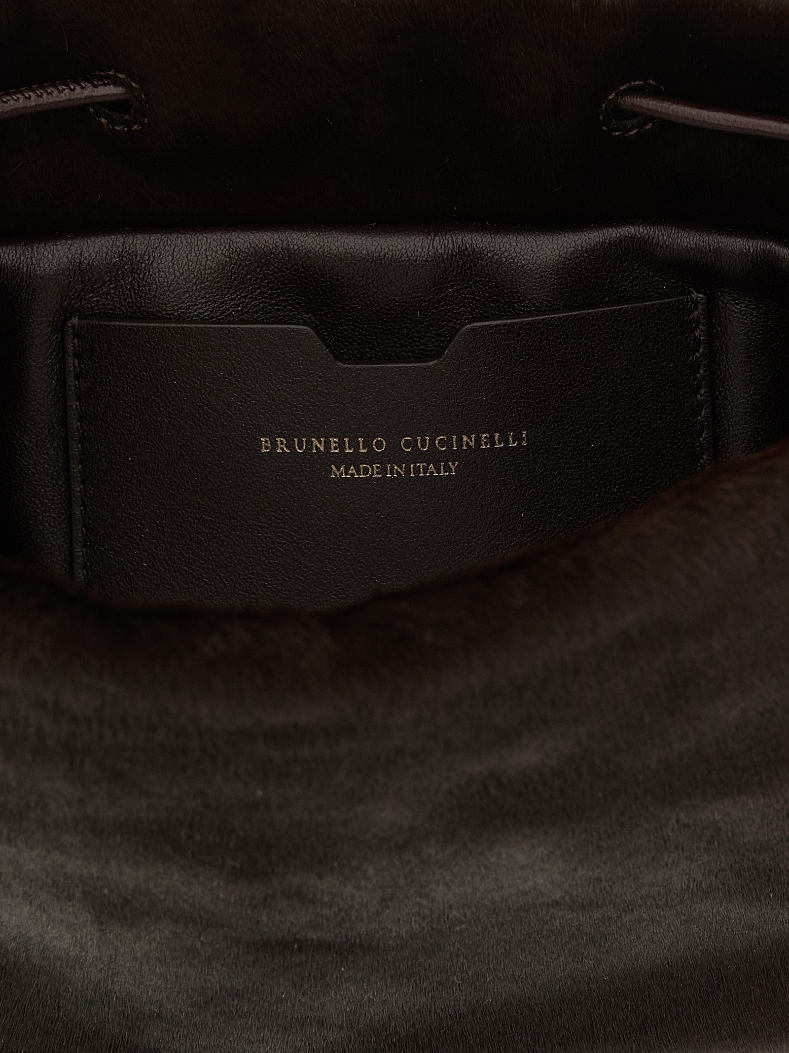 'Bucket Mellow' mini crossbody bag MBLXD2667C4398 (Brunello Cucinelli / ハンドバッグ・ショルダーバッグ ) | Brunello Cucinelli (ブルネロ・クチネリ)(3)