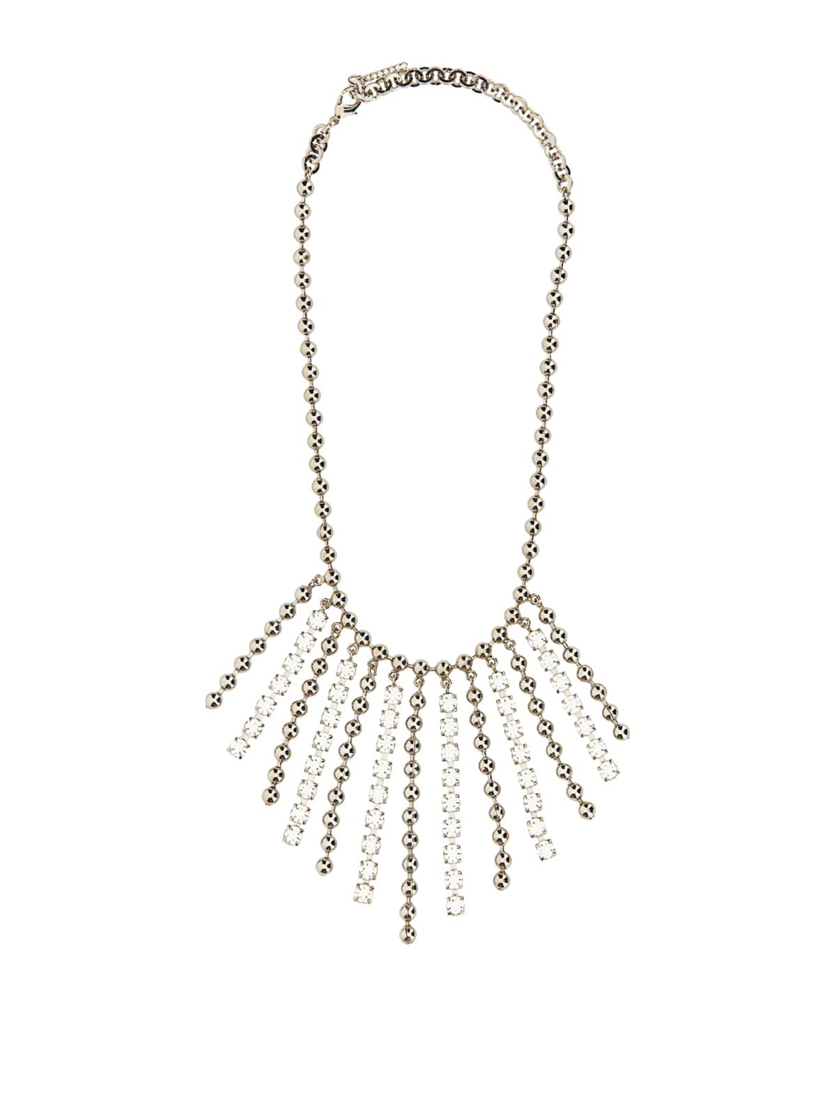 Crystal And Chain Necklace With Bangs FABA2714J024001 (ALESSANDRA RICH / ネックレス ) | ALESSANDRA RICH (アレッサンドラ リッチ)