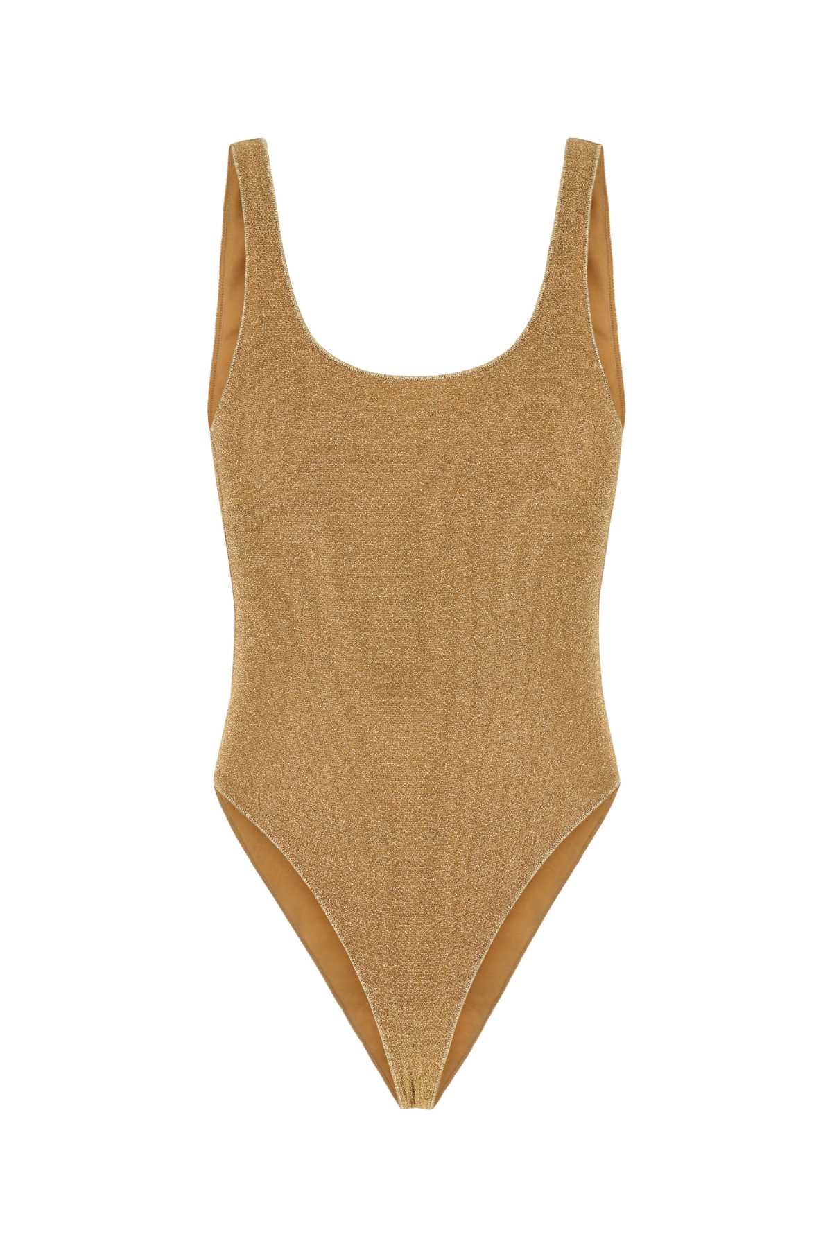 Gold nylon blend Lumiere swimsuit LIS250GOLD (Oséree / スイムウェア ) | Oséree (オスレー)