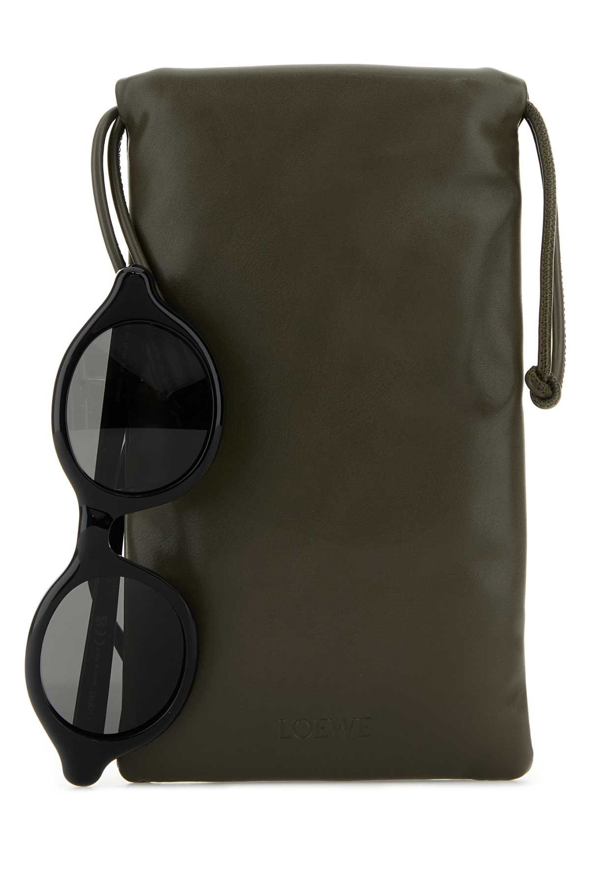 Black acetate sunglasses LW40162U4801A (LOEWE / サングラス・アイウェア ) | LOEWE (ロエベ)(2)