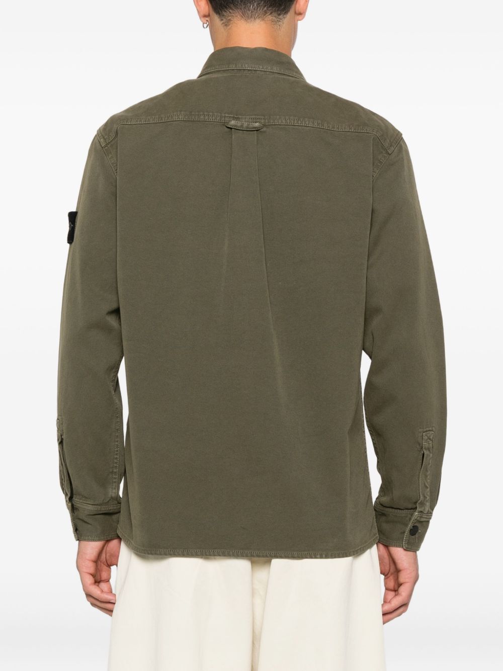 Stone Island Shirts Green K2S151200025S0184V0154 (STONE ISLAND / シャツ・ブラウス ) | STONE ISLAND (ストーンアイランド)(4)