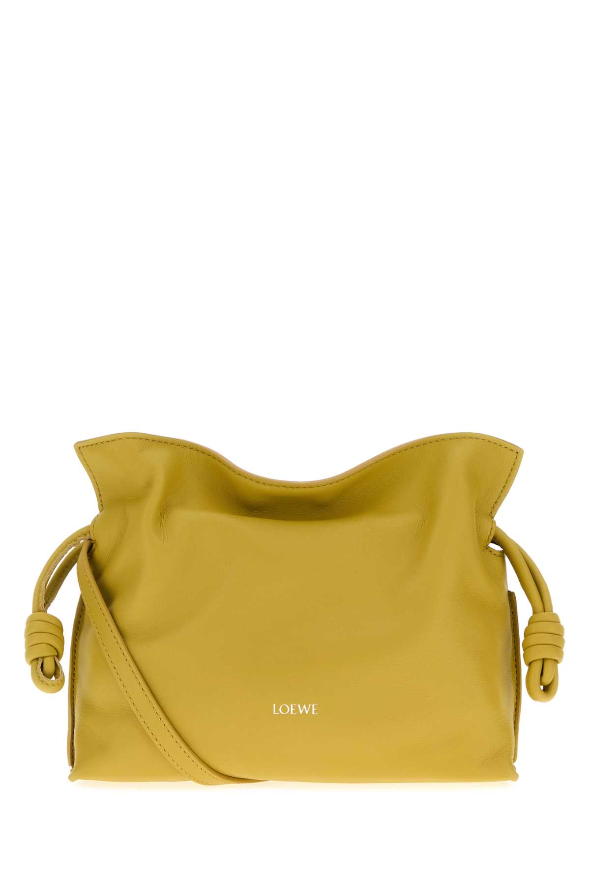 Mustard nappa leather mini Flamenco clutch A411FC2XA6GINGER (LOEWE / ハンドバッグ・ショルダーバッグ ) | LOEWE (ロエベ)