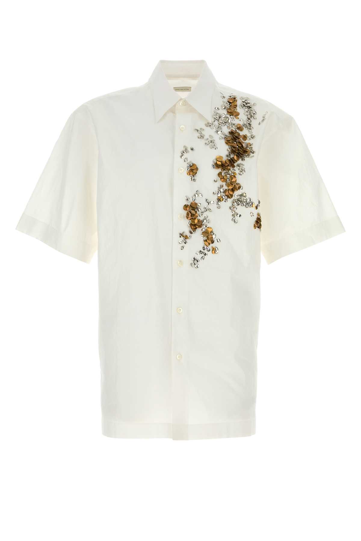 White poplin Cassidye shirt 2510207511500001 (Dries Van Noten / シャツ・ブラウス ) | Dries Van Noten (ドリスヴァンノッテン)