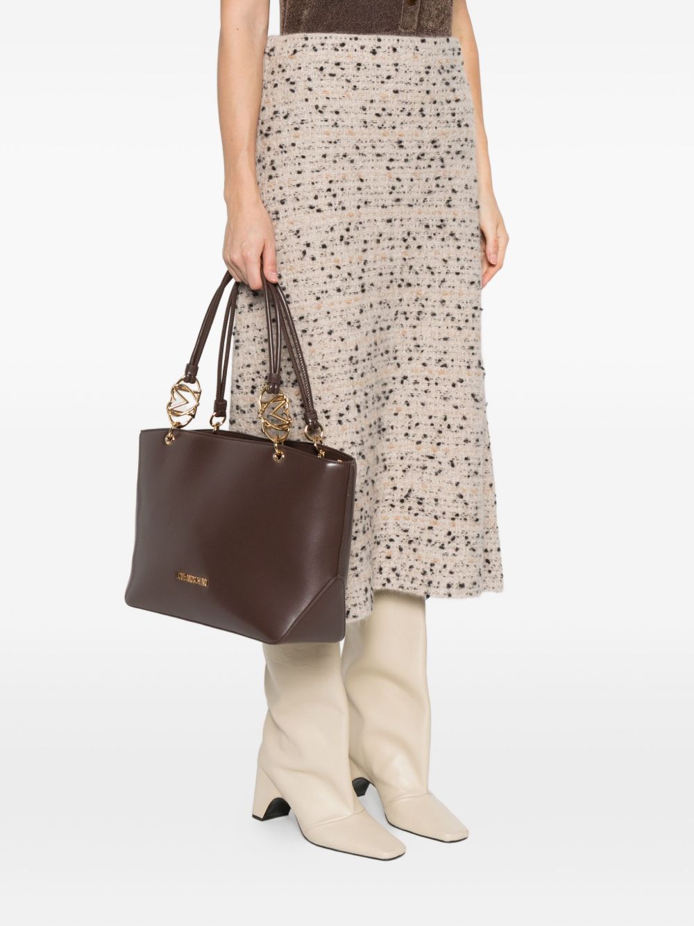 Love Moschino Bags.. Brown JC4074PP1NLF0301 (LOVE MOSCHINO / トートバッグ ) | LOVE MOSCHINO (ラブ モスキーノ)(2)