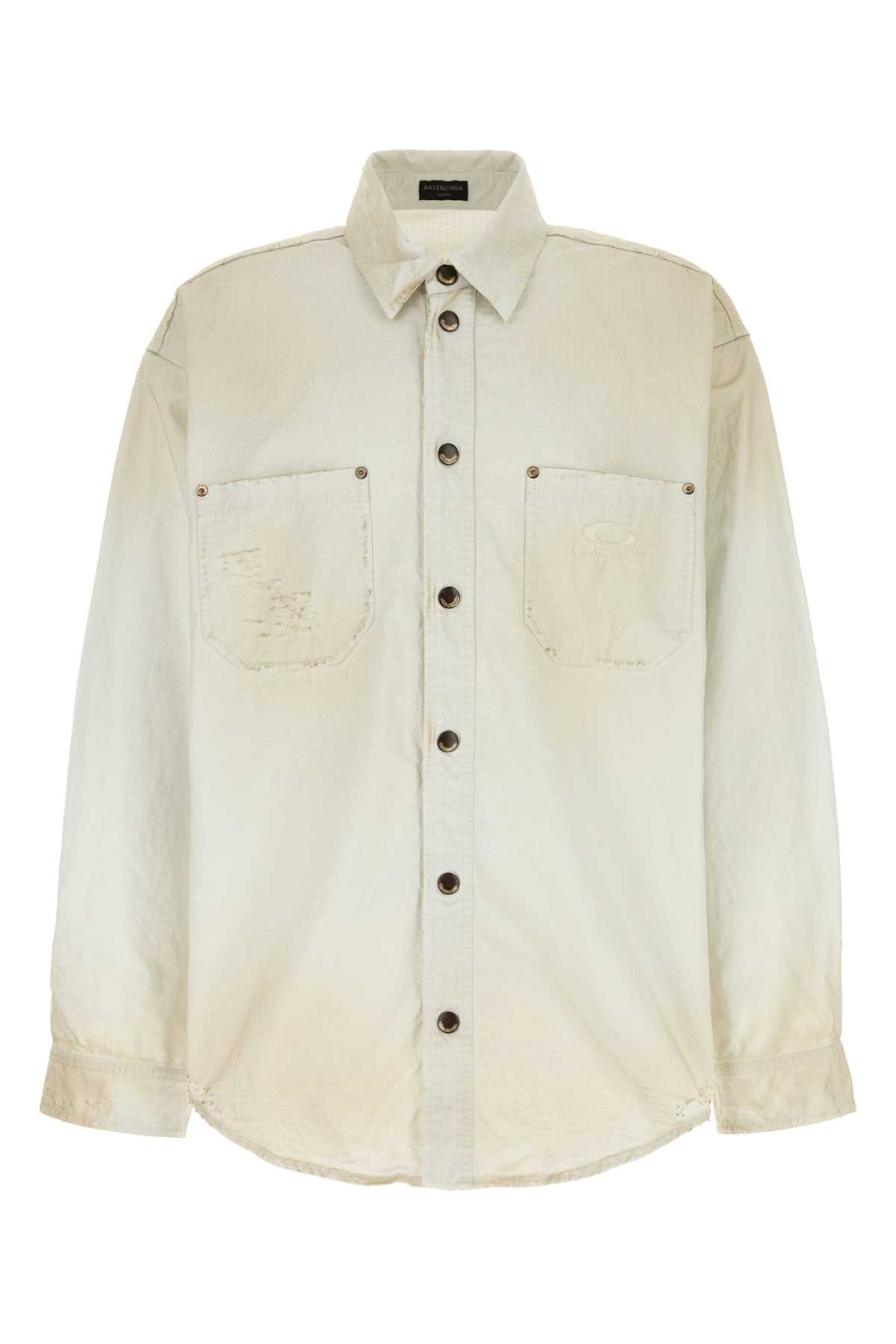Sand poplin shirt 831349TSP019012 (Balenciaga / シャツ・ブラウス ) | Balenciaga (バレンシアガ)