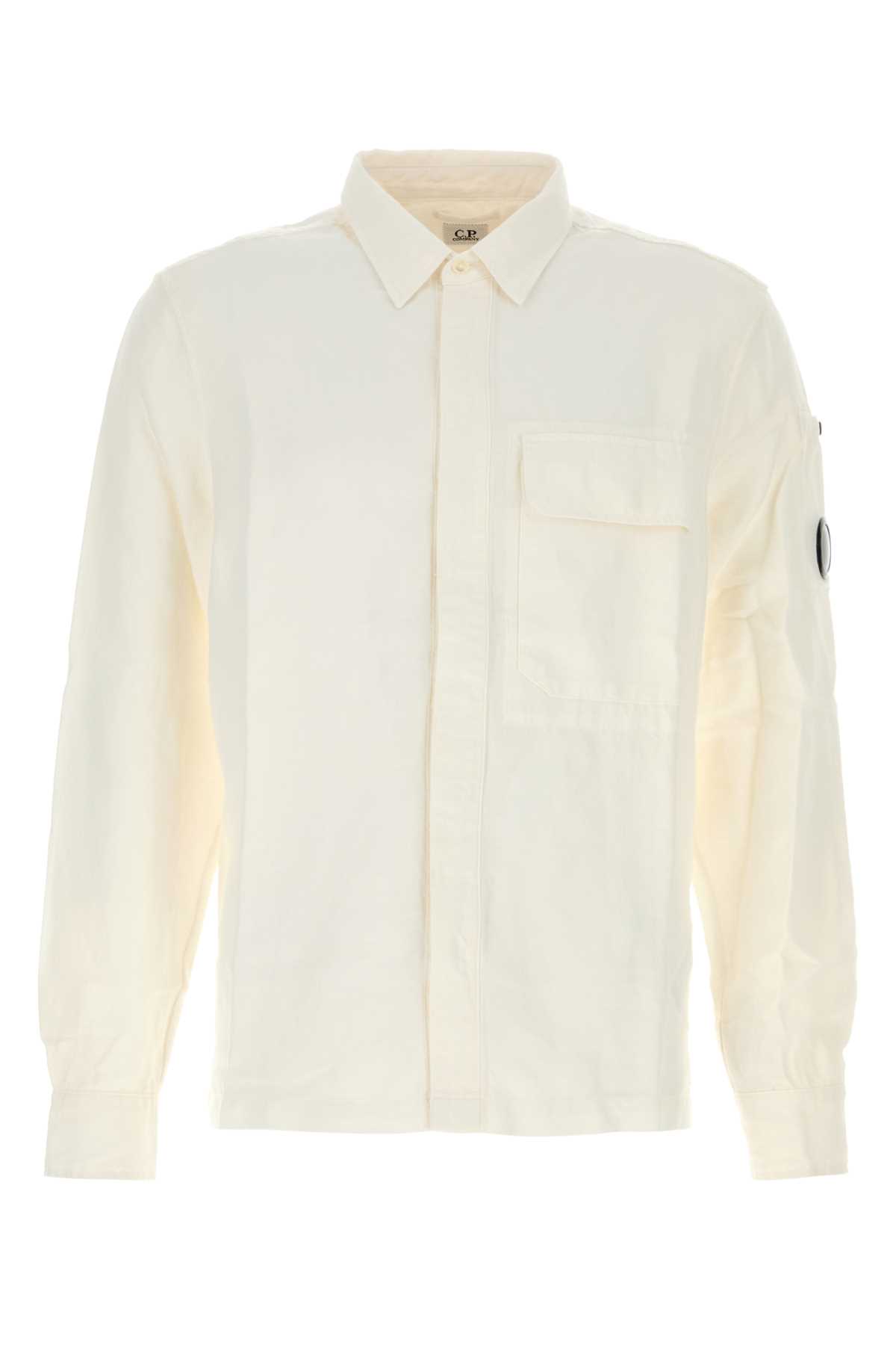 White oxford shirt 18CMOS243A006501G103 (C.P. Company / シャツ・ブラウス ) | C.P. Company (シーピーカンパニー)