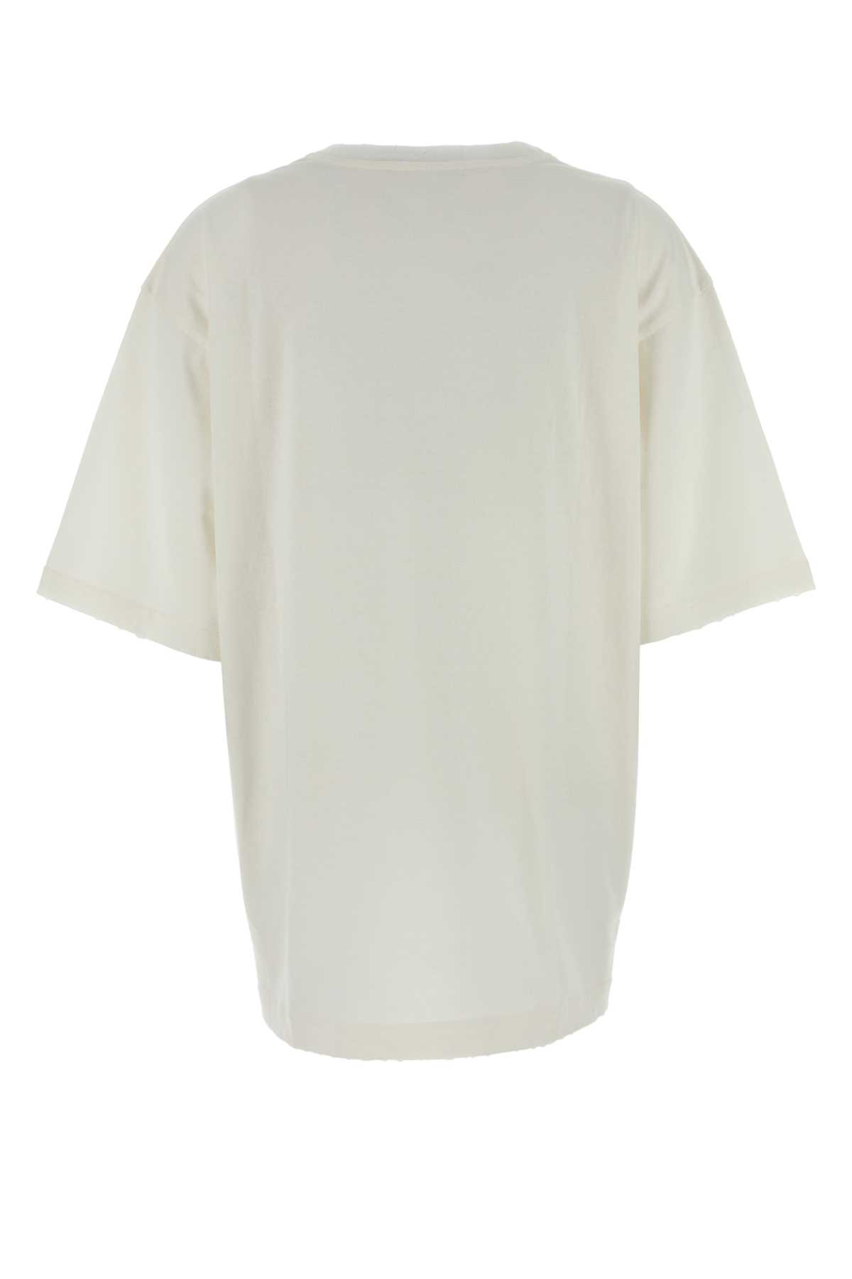 White cotton oversize t-shirt F8V93TGDDH8S9000 (Dolce & Gabbana / Tシャツ・カットソー ) | Dolce & Gabbana (ドルチェガッバーナ)(1)