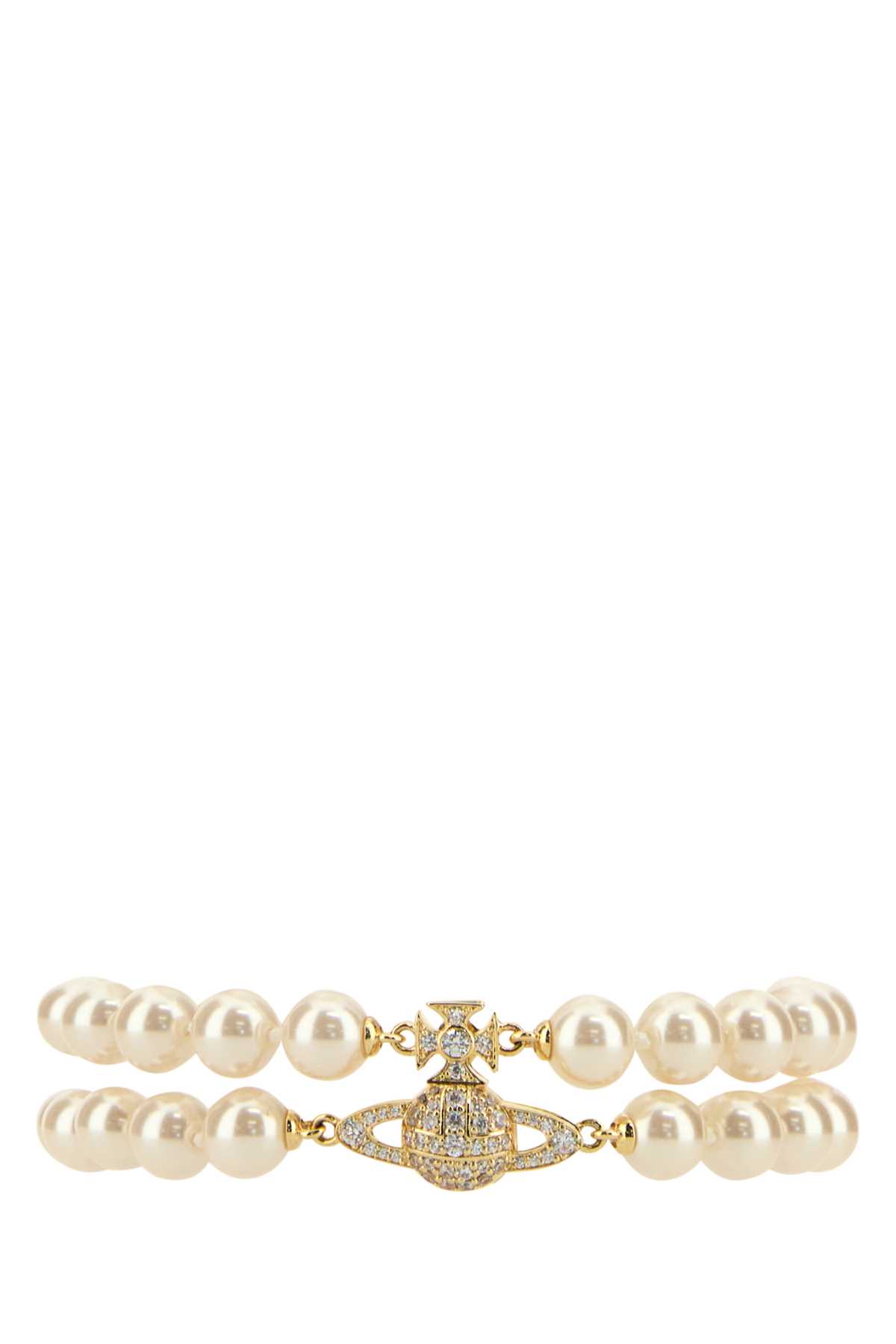 Ivory pearls Graziella bracelet 6103008K02R143R143 (Vivienne Westwood / ブレスレット ) | Vivienne Westwood (ヴィヴィアン・ウェストウッド)