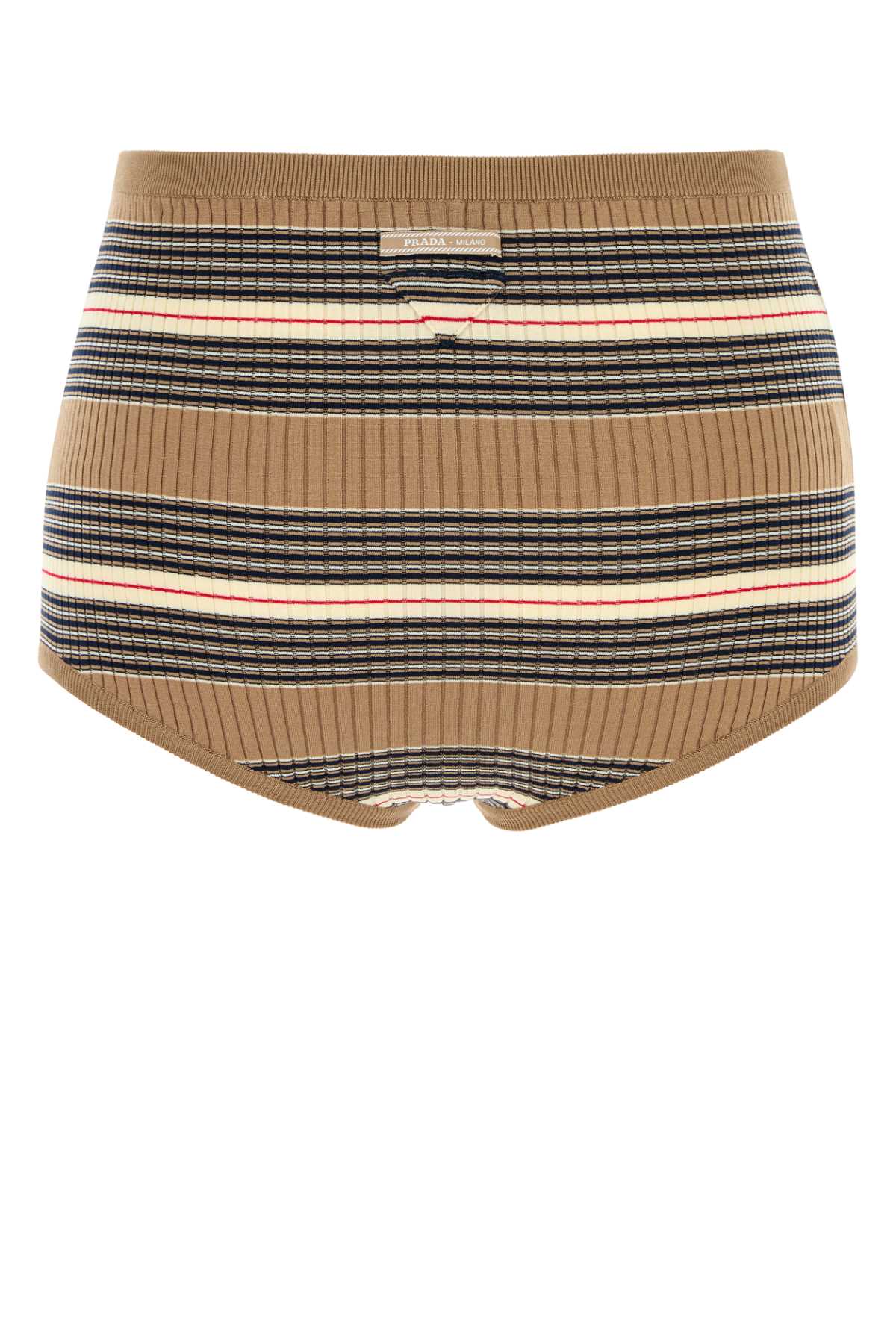 Embroidered stretch cotton blend shorts 22310SOOO17KJF0040 (Prada / ショートパンツ ) | Prada (プラダ)(1)