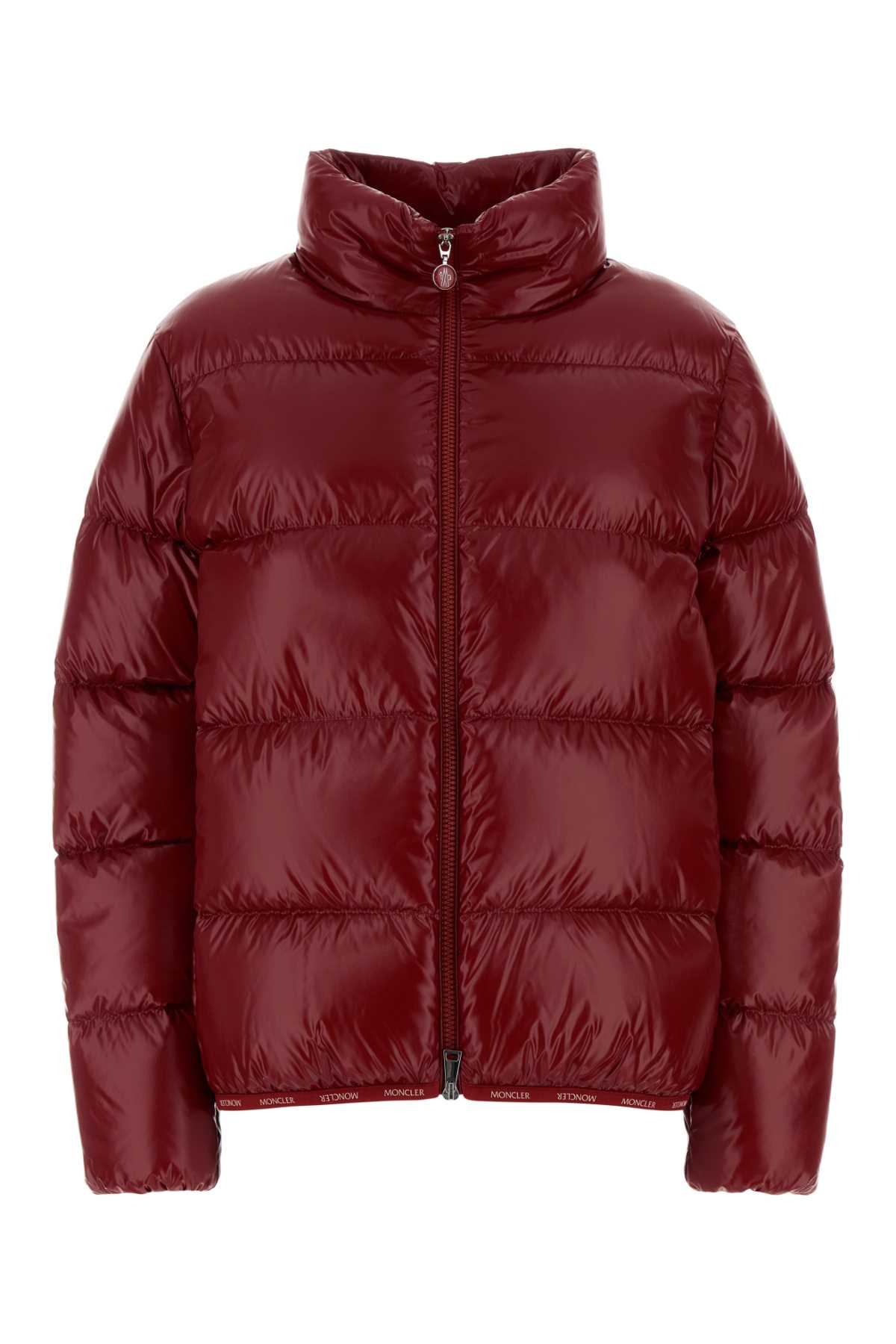 Red nylon Abbadia down jacket K20931A001685963V438 (Moncler / ダウンジャケット・コート ) | Moncler (モンクレール)