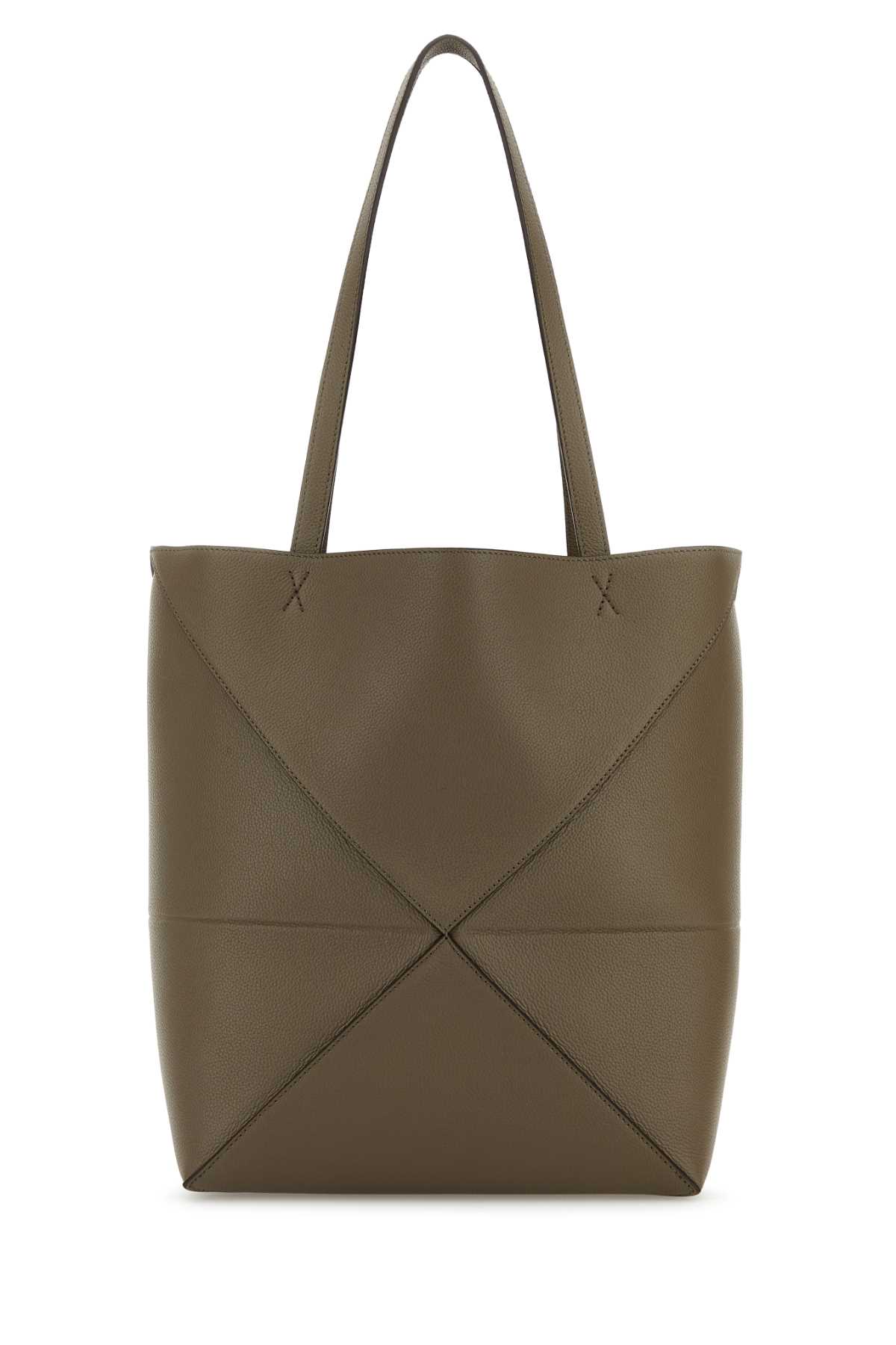 Dove grey leather medium Puzzle Fold shopping bag A779G50X89TAUPE (LOEWE / トートバッグ ) | LOEWE (ロエベ)(2)
