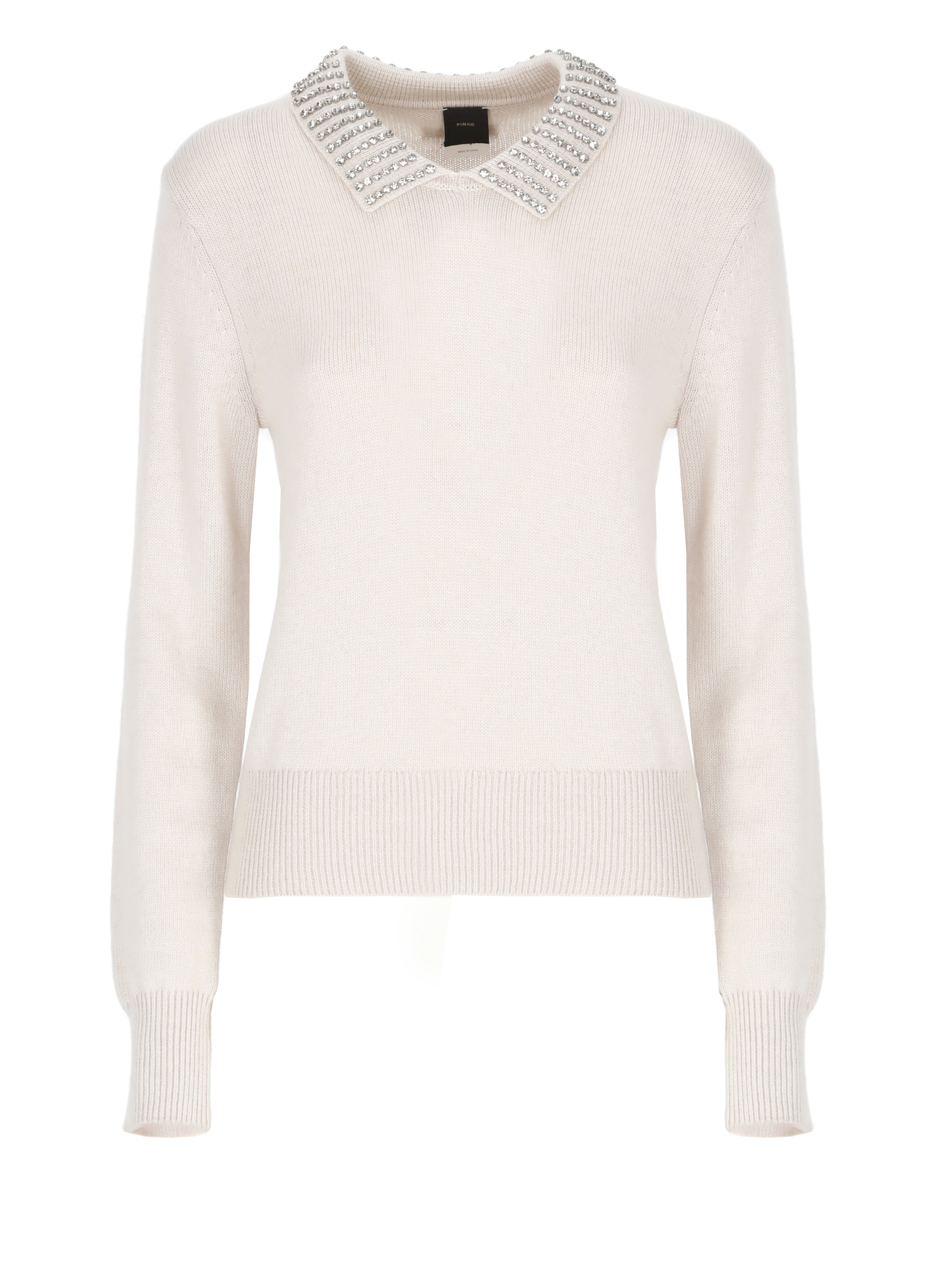 Pinko Sweaters Ivory 105530A2S4I23 (PINKO / ニット・セーター・カーディガン ) | PINKO (ピンコ)