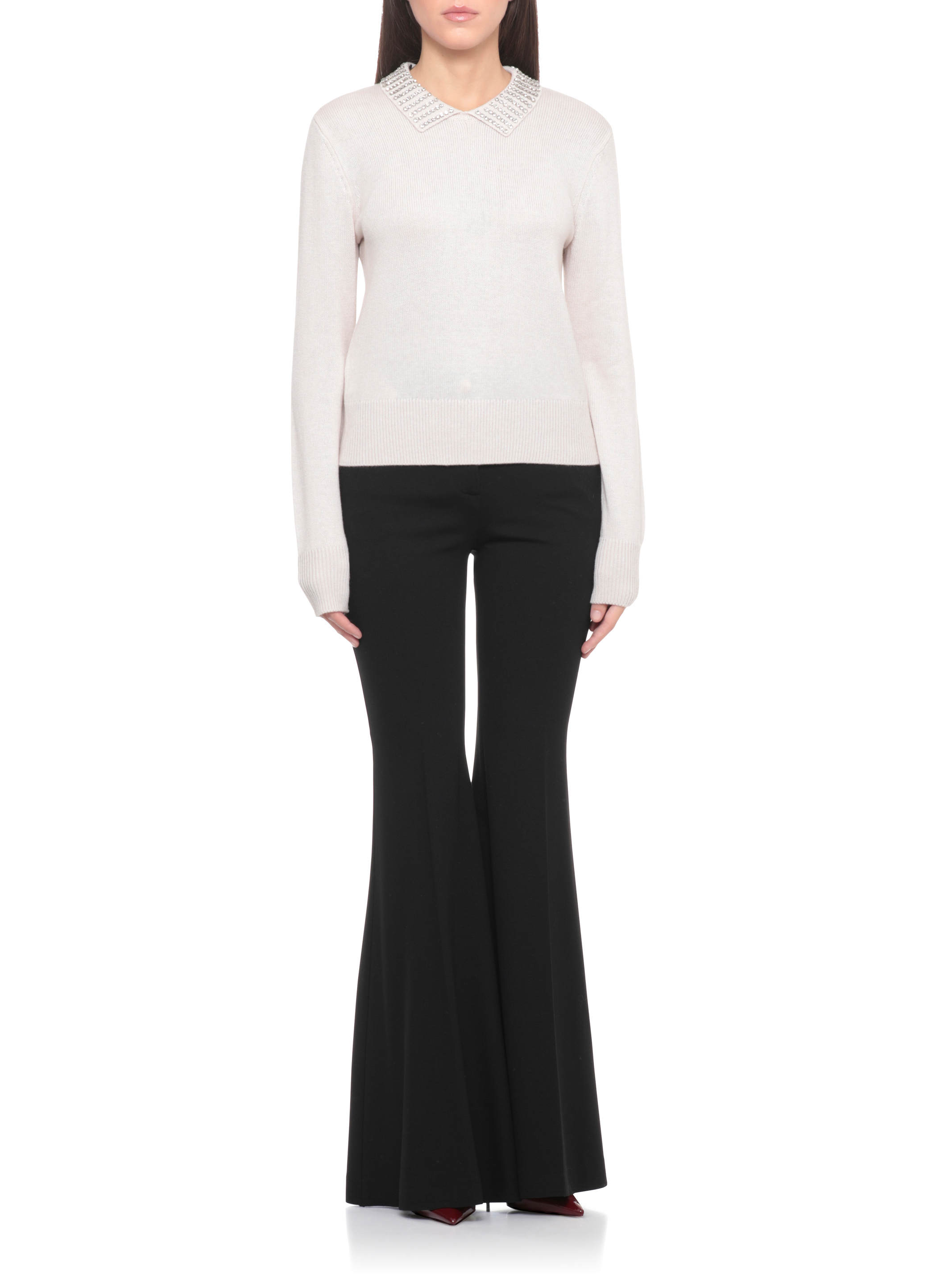 Pinko Sweaters Ivory 105530A2S4I23 (PINKO / ニット・セーター・カーディガン ) | PINKO (ピンコ)(1)