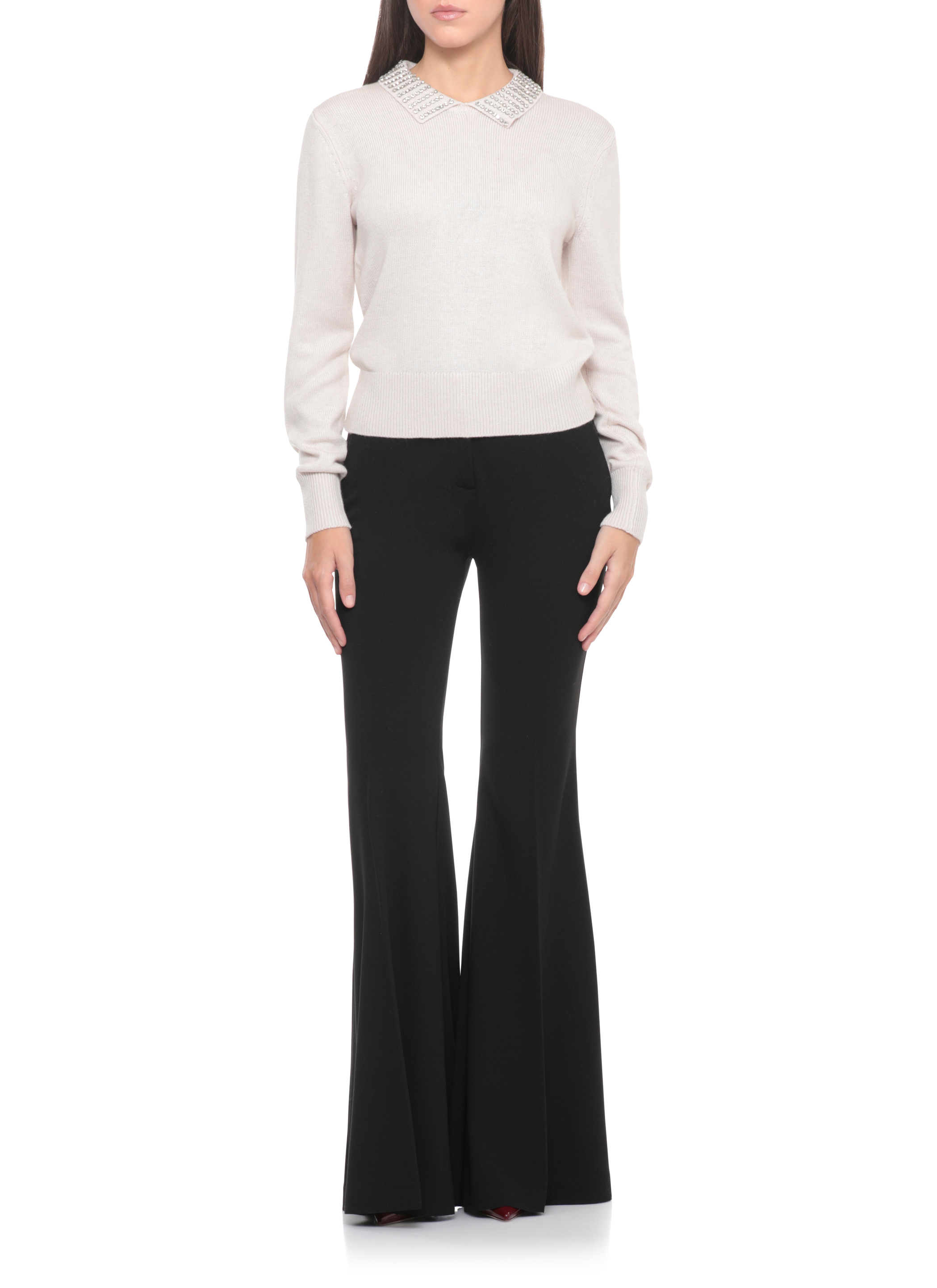 Pinko Sweaters Ivory 105530A2S4I23 (PINKO / ニット・セーター・カーディガン ) | PINKO (ピンコ)(4)