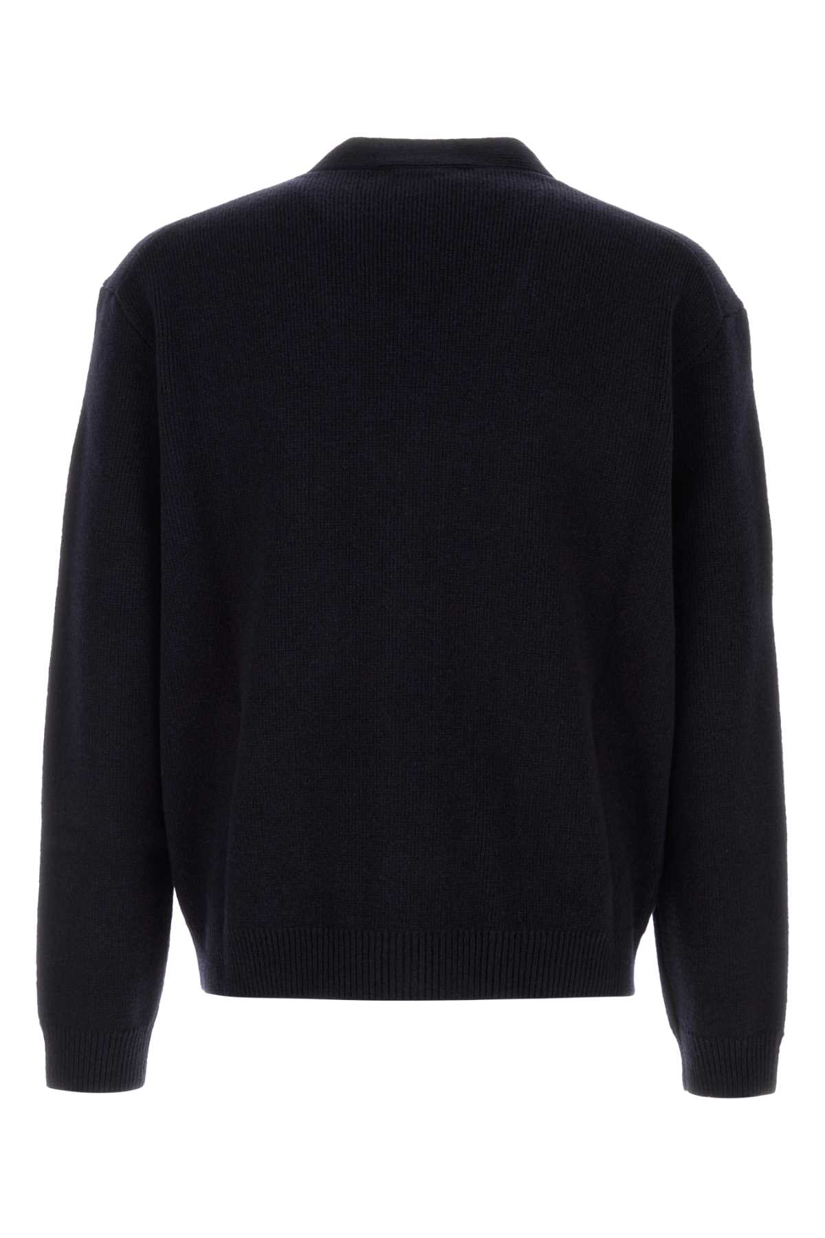 Midnight blue wool cardigan PM00510KT11800413（ニット・セーター