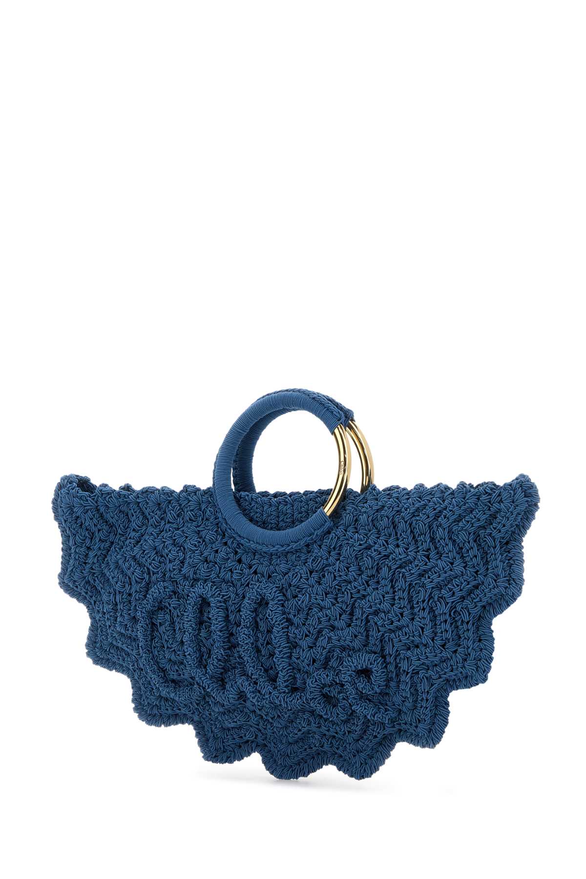 Cerulean blue fabric small Bracelet Paravent handbag 25US622P23485 (Chloé / ハンドバッグ・ショルダーバッグ ) | Chloé (クロエ)(1)
