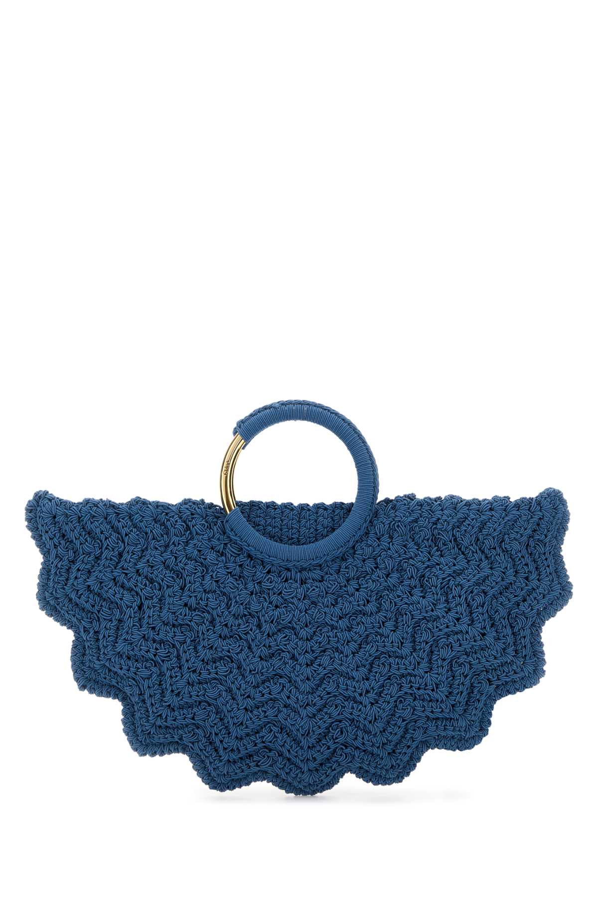 Cerulean blue fabric small Bracelet Paravent handbag 25US622P23485 (Chloé / ハンドバッグ・ショルダーバッグ ) | Chloé (クロエ)(2)