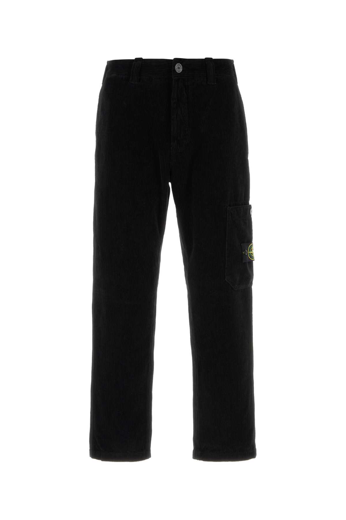 Black corduroy pant 310003912V0029 (STONE ISLAND / パンツ ) | STONE ISLAND (ストーンアイランド)