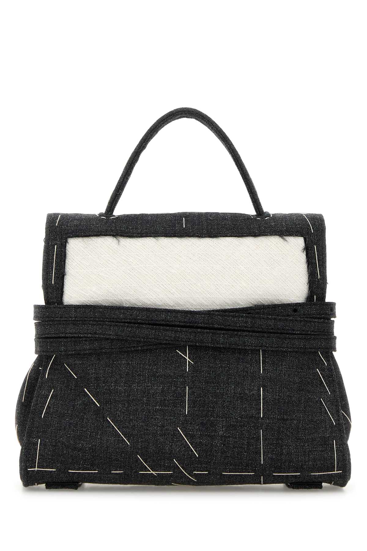 Dark grey fabric handbag MC4202PP0NOW900A (MOSCHINO / ハンドバッグ・ショルダーバッグ ) | MOSCHINO (モスキーノ)(2)