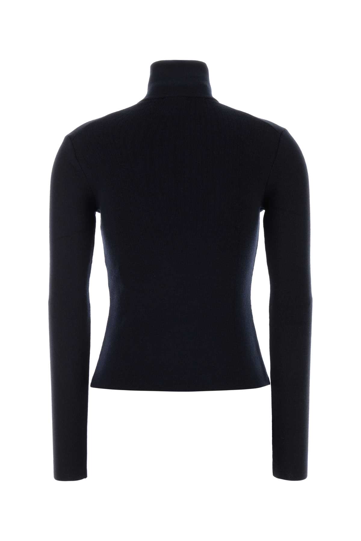 Midnight blue wool sweater 325MPU247FI00714010 (Courrèges / ニット・セーター・カーディガン ) | Courrèges (クレージュ)(1)