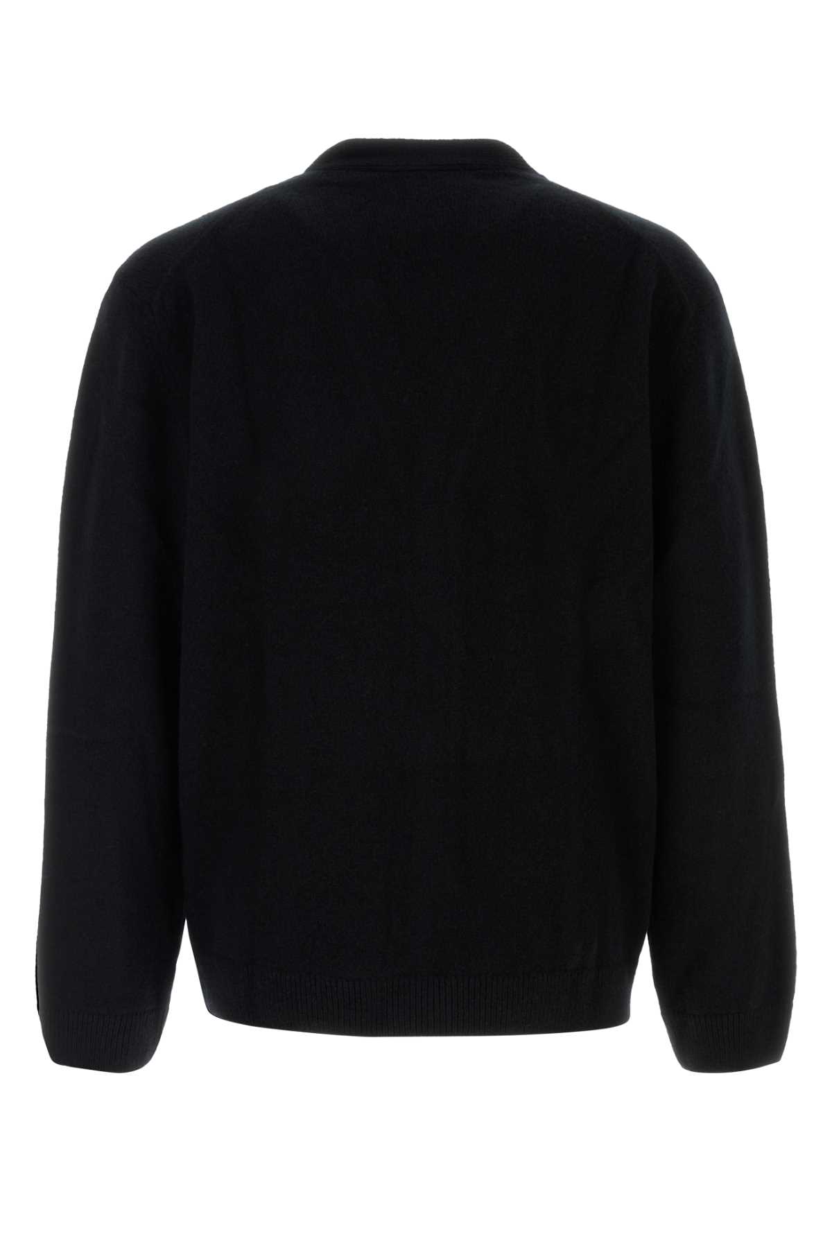 Black wool cardigan PM00502KT1006P199 (Maison Kitsuné / ニット・セーター・カーディガン ) | Maison Kitsuné (メゾン キツネ)(1)