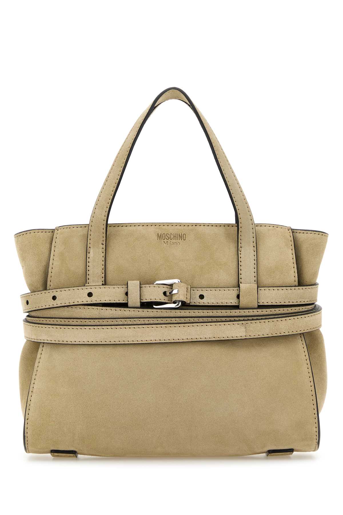 Beige suede handbag MC4011PP0NOF011A (MOSCHINO / ハンドバッグ・ショルダーバッグ ) | MOSCHINO (モスキーノ)