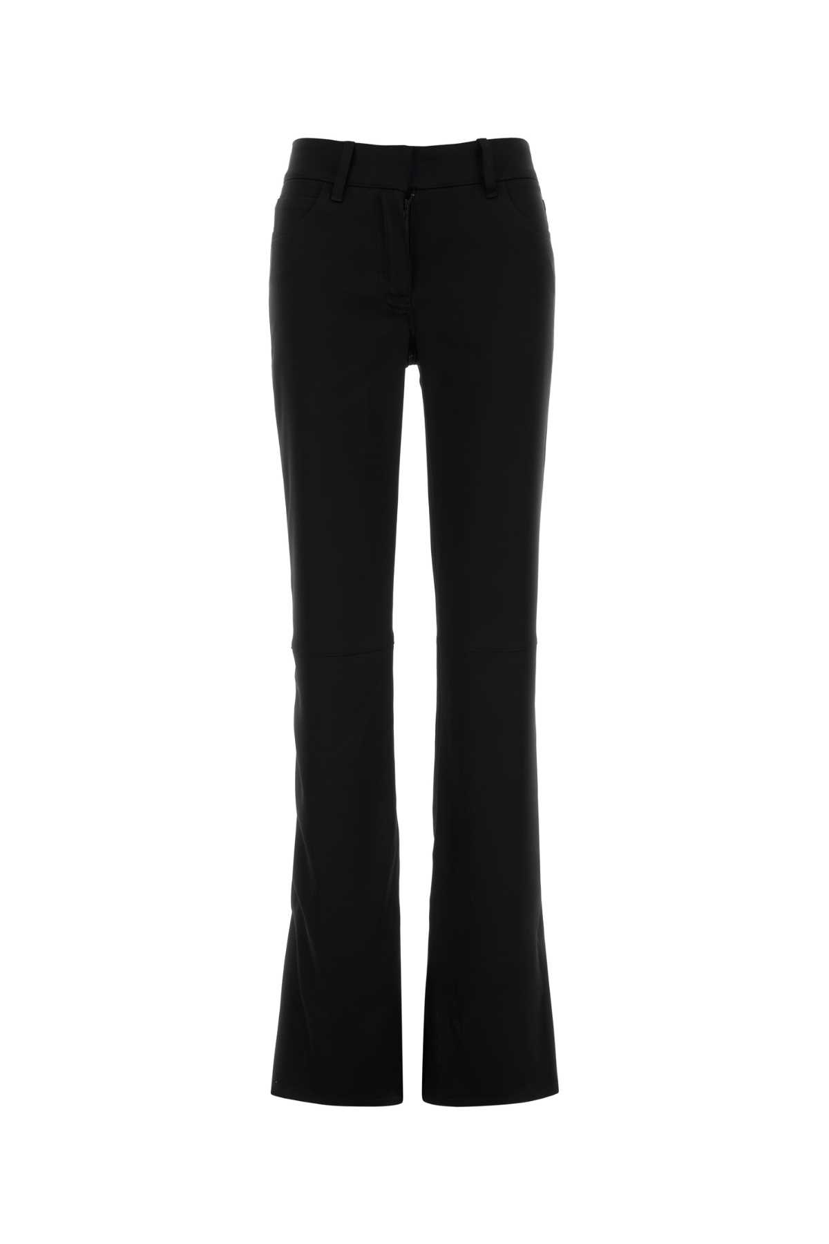 Black satin pant 425CPA440PL01609999 (Courrèges / パンツ ) | Courrèges (クレージュ)