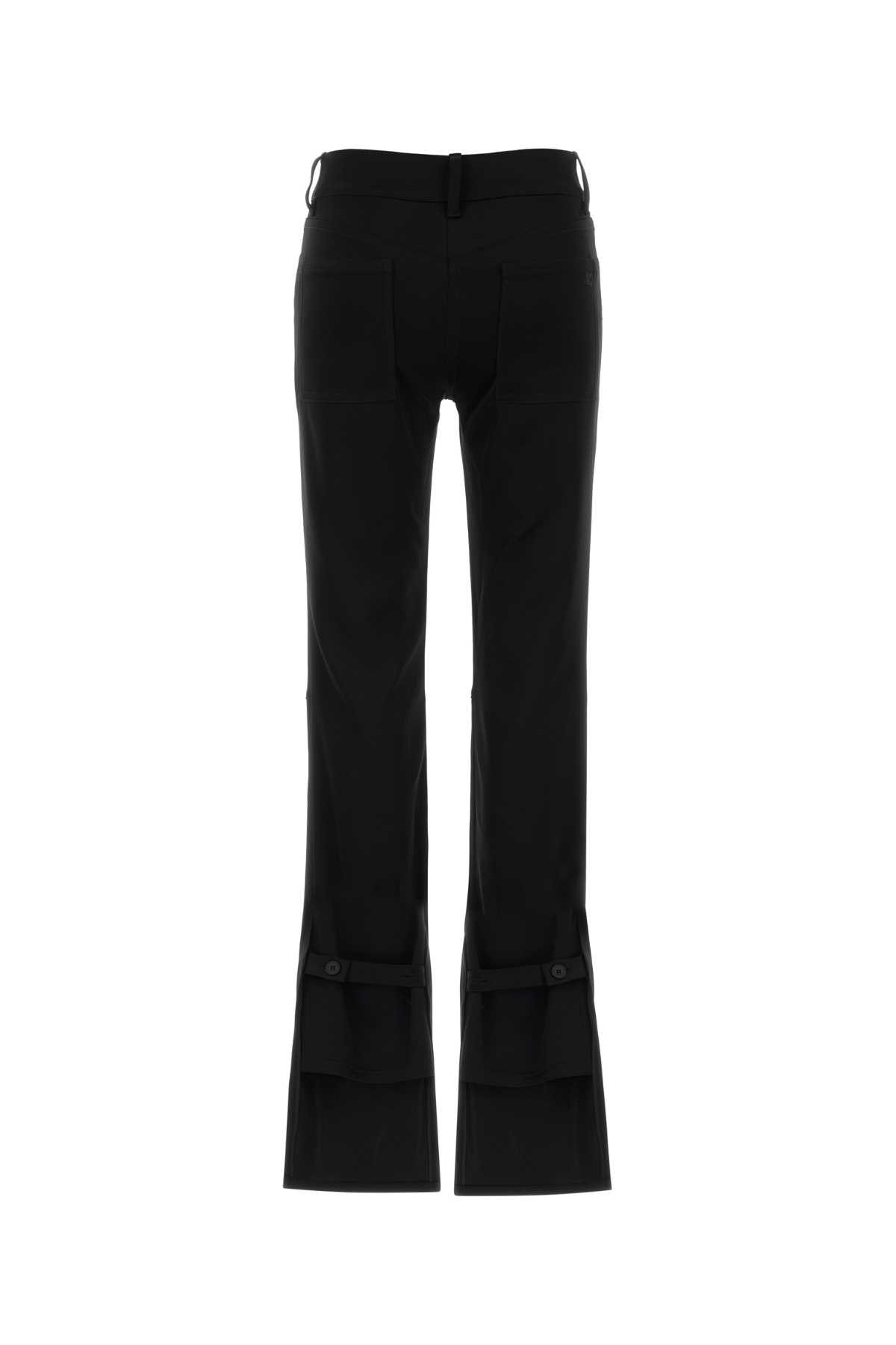 Black satin pant 425CPA440PL01609999 (Courrèges / パンツ ) | Courrèges (クレージュ)(1)