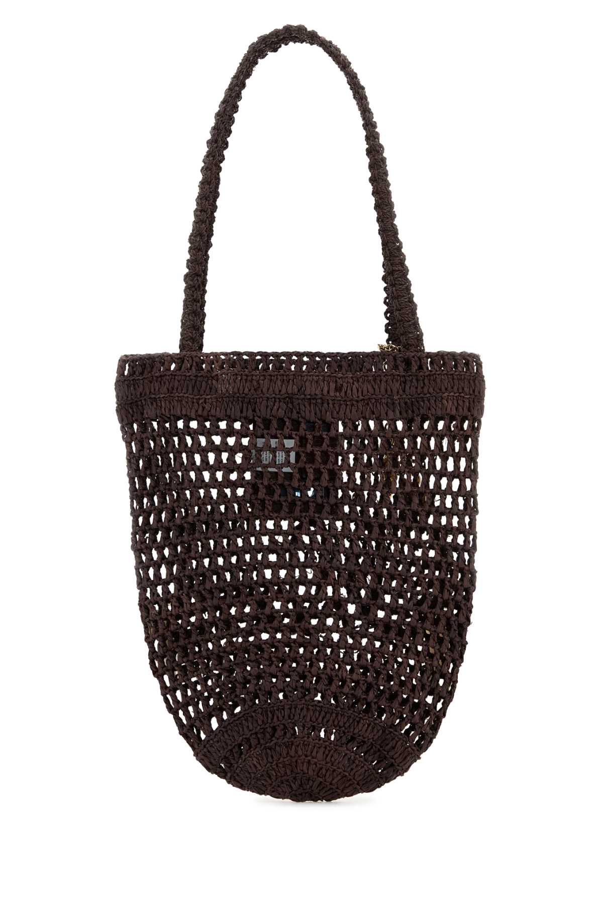 Brown raffia small Summer Banana shopping bag CH25AS903P0824X (Chloé / ハンドバッグ・ショルダーバッグ ) | Chloé (クロエ)(2)