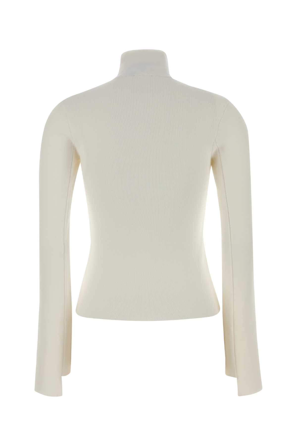 White viscose blend sweater 425MPU260FI00019999 (Courrèges / Tシャツ・カットソー ) | Courrèges (クレージュ)(1)