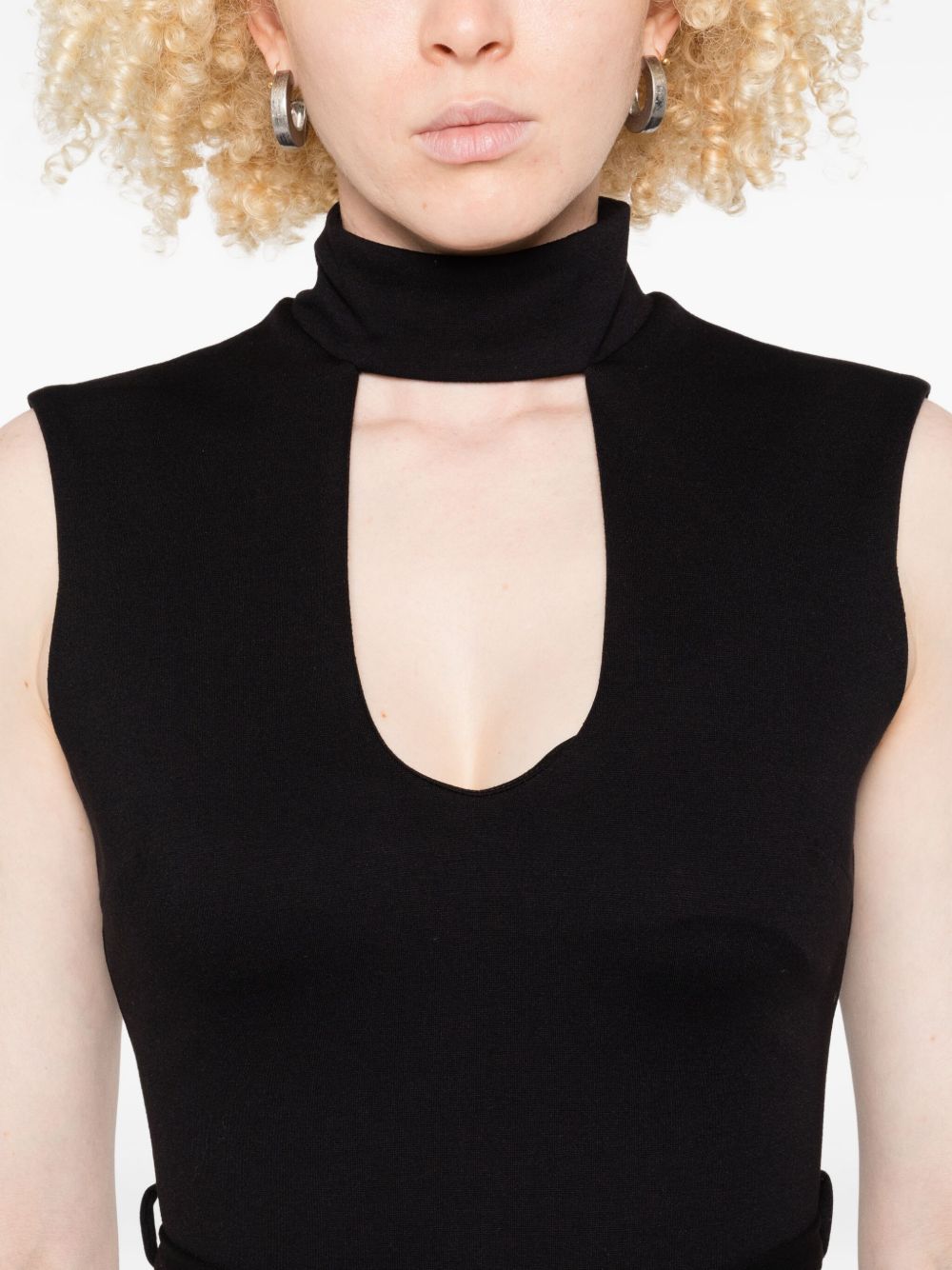 Liu Jo Dresses Black MF5142J918922222 (LIU•JO / ワンピース・ドレス・オールインワン ) | LIU•JO (リュー・ジョー)(1)