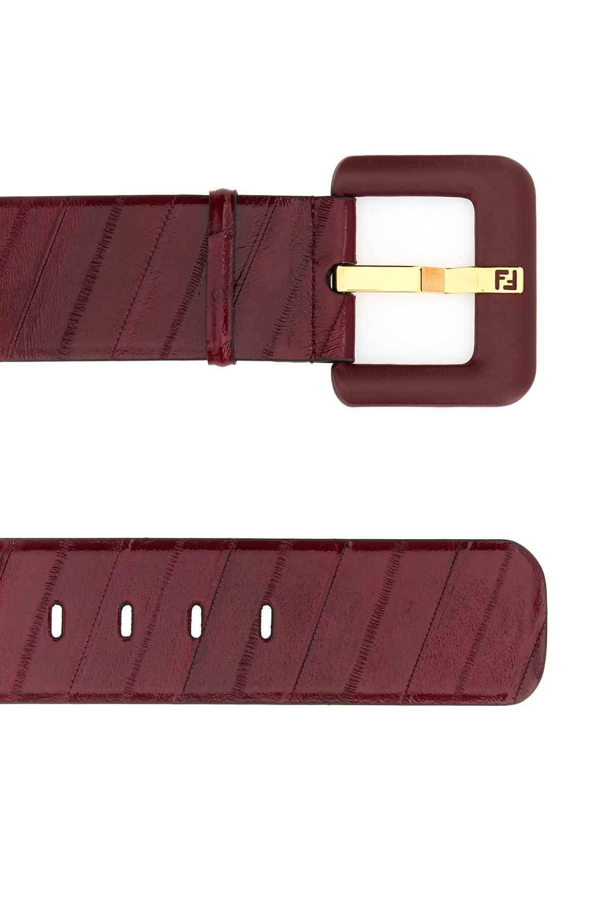 Burgundy leather Forever Fendi belt 8C0735AV5BF156U (FENDI / ベルト・サスペンダー ) | FENDI (フェンディ)(1)