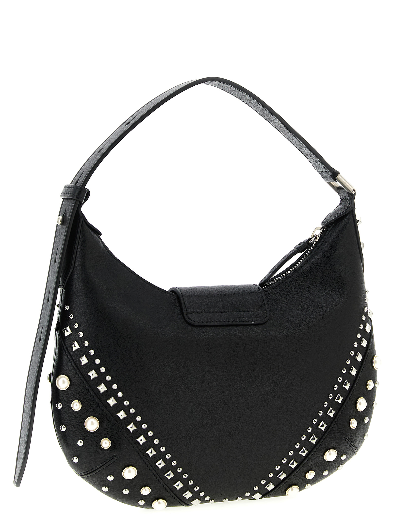 'Bar Hobo' shoulder bag BARHOBOSQXBBLACKIVORYANTIQUESILVER (JIMMY CHOO / ハンドバッグ・ショルダーバッグ ) | JIMMY CHOO (ジミー チュウ)(1)