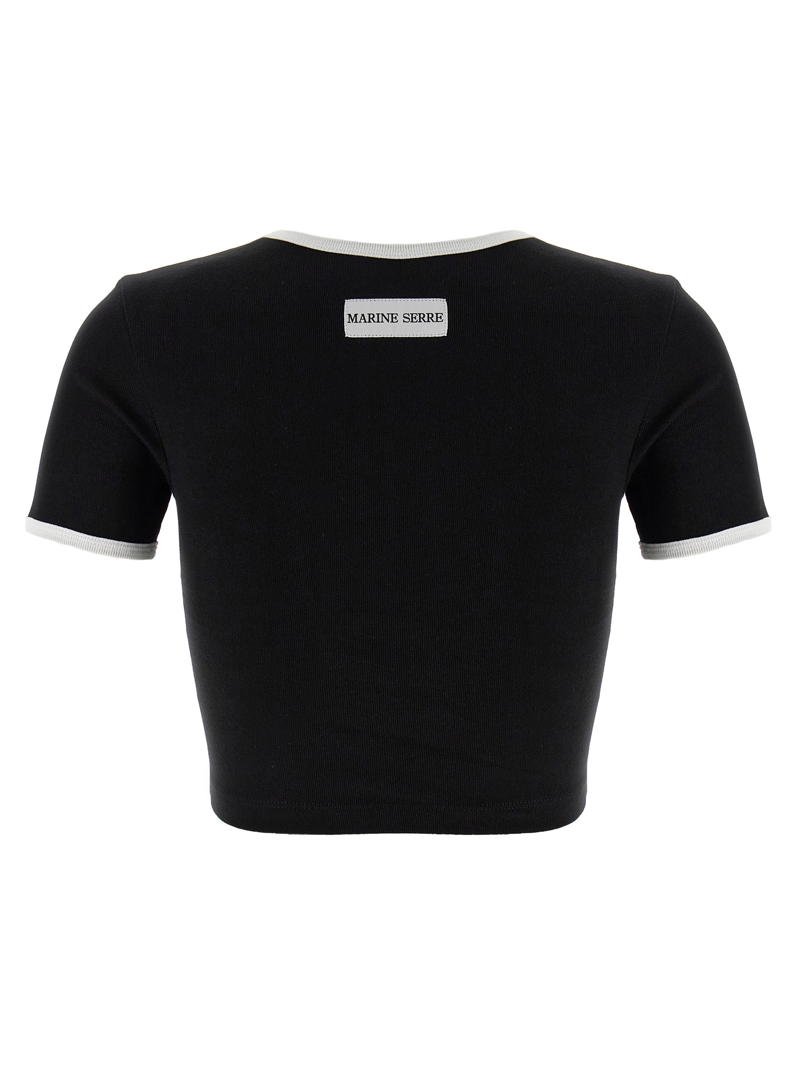 'Moon' embroidery top WTO087ACJER0008BK96 (MARINE SERRE / タンクトップ・キャミソール ) | MARINE SERRE (マリーン セル)(1)