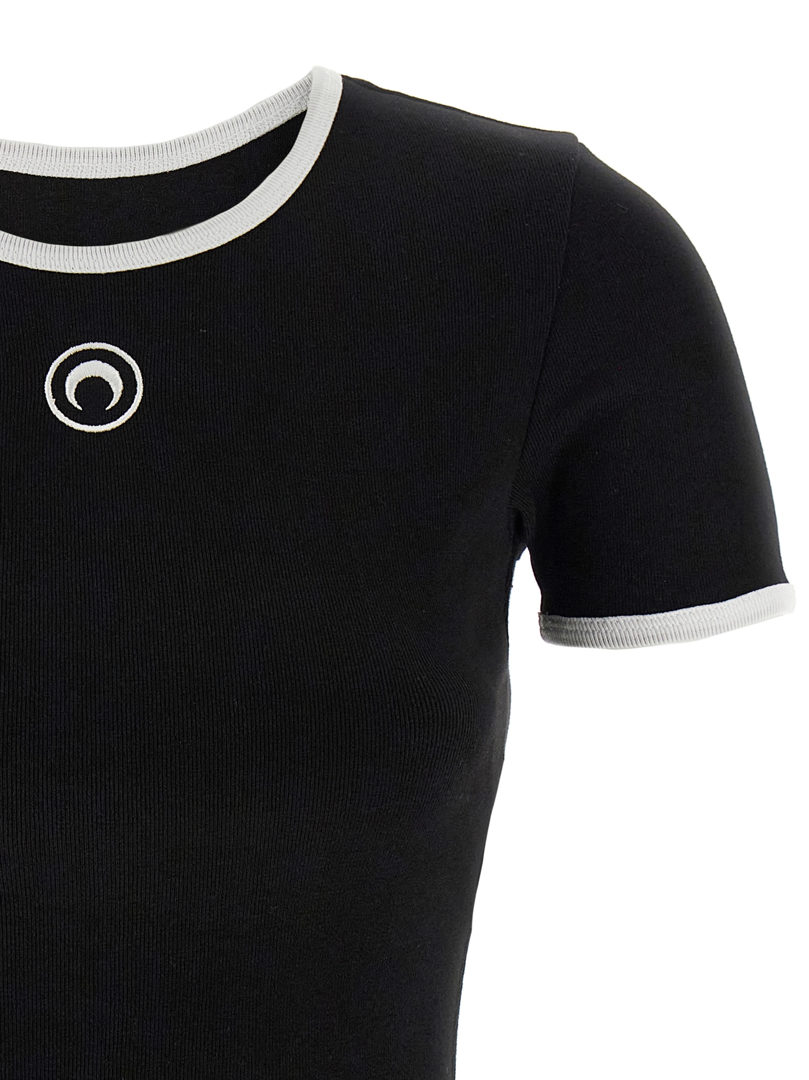 'Moon' embroidery top WTO087ACJER0008BK96 (MARINE SERRE / タンクトップ・キャミソール ) | MARINE SERRE (マリーン セル)(2)