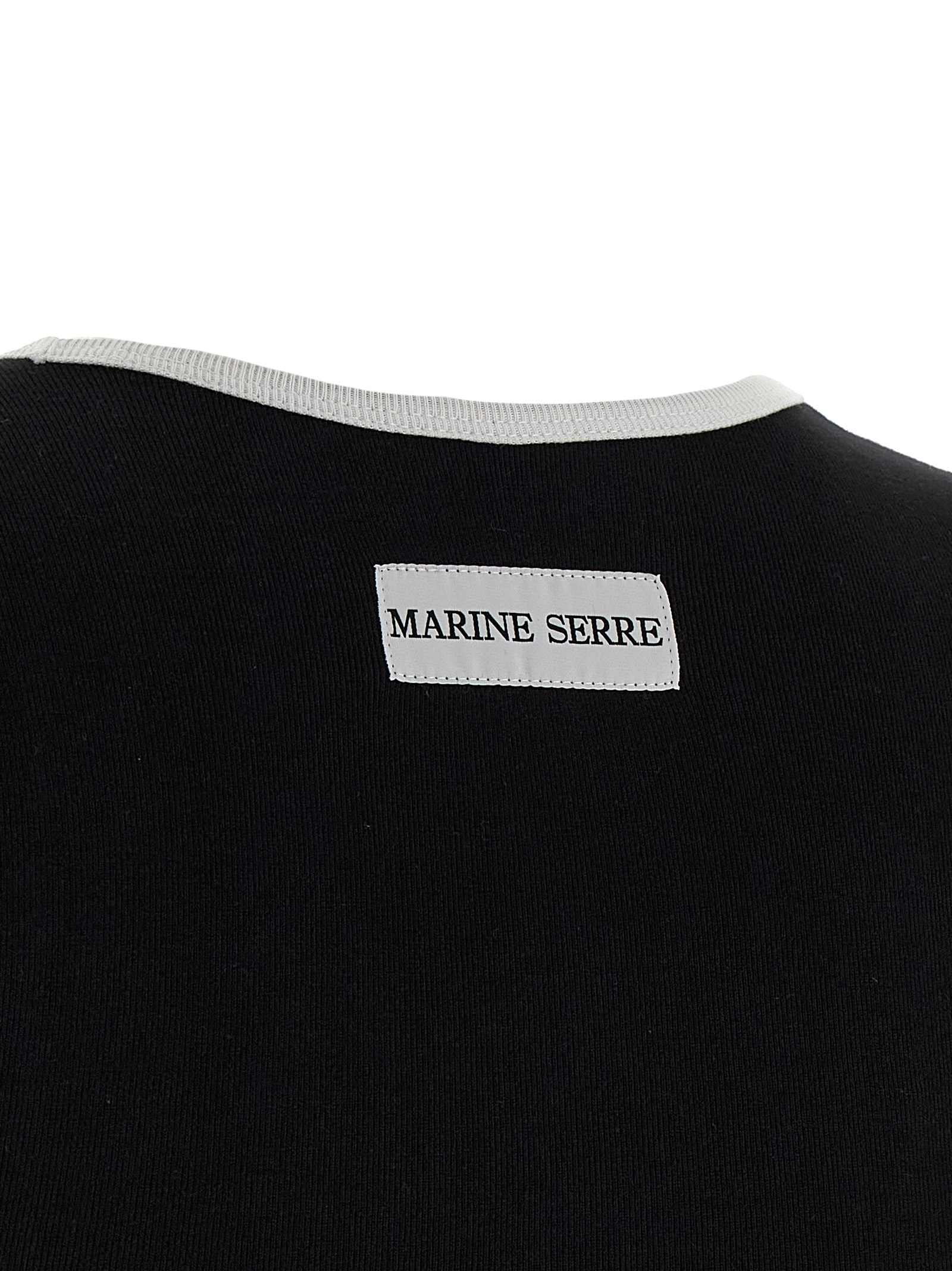 'Moon' embroidery top WTO087ACJER0008BK96 (MARINE SERRE / タンクトップ・キャミソール ) | MARINE SERRE (マリーン セル)(3)