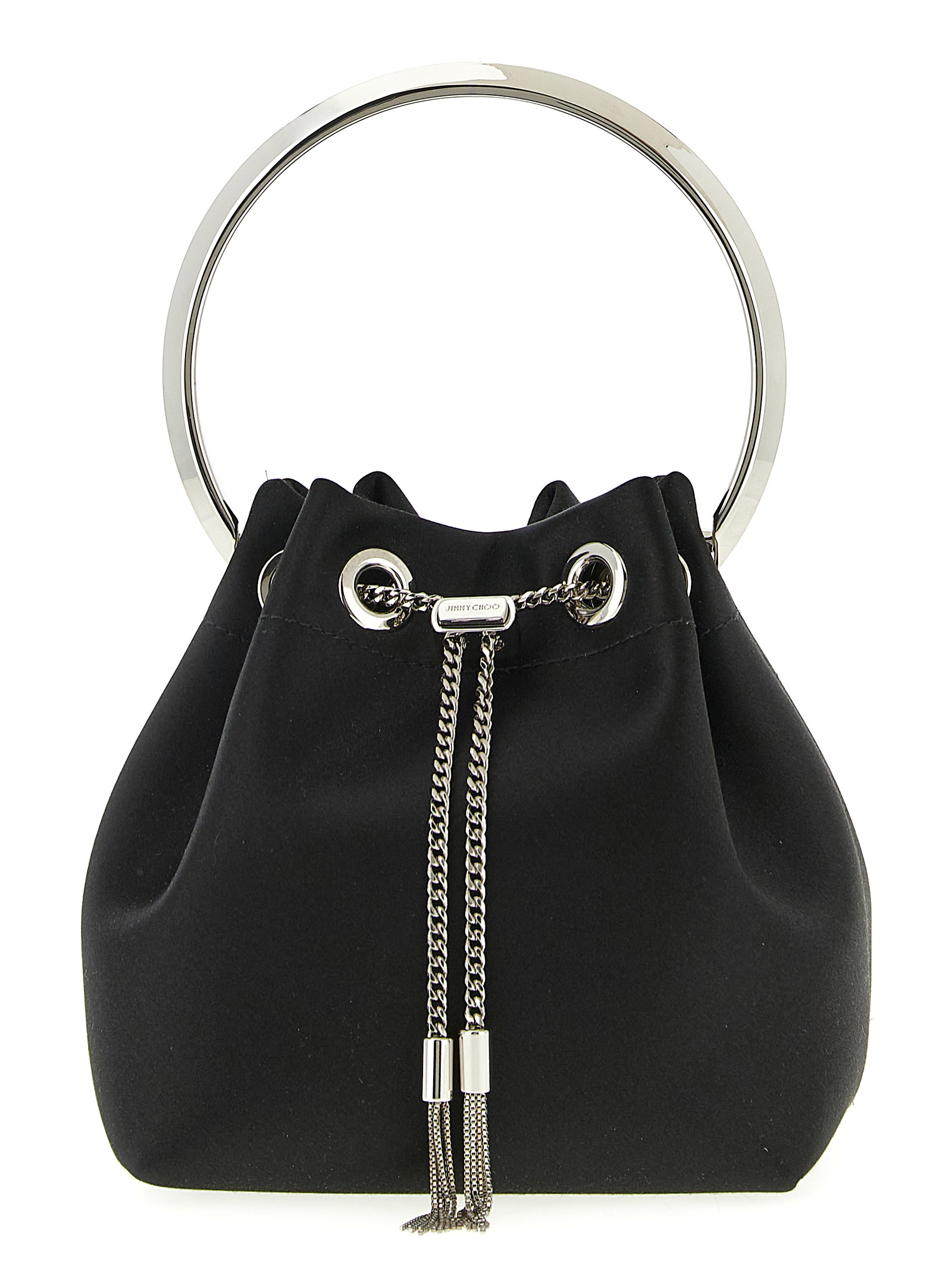 'Bon Bon' handbag BONBONFUQBLACKSILVER (JIMMY CHOO / ハンドバッグ・ショルダーバッグ ) | JIMMY CHOO (ジミー チュウ)