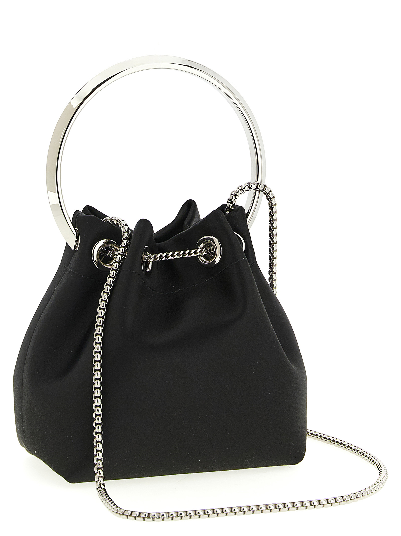 'Bon Bon' handbag BONBONFUQBLACKSILVER (JIMMY CHOO / ハンドバッグ・ショルダーバッグ ) | JIMMY CHOO (ジミー チュウ)(1)